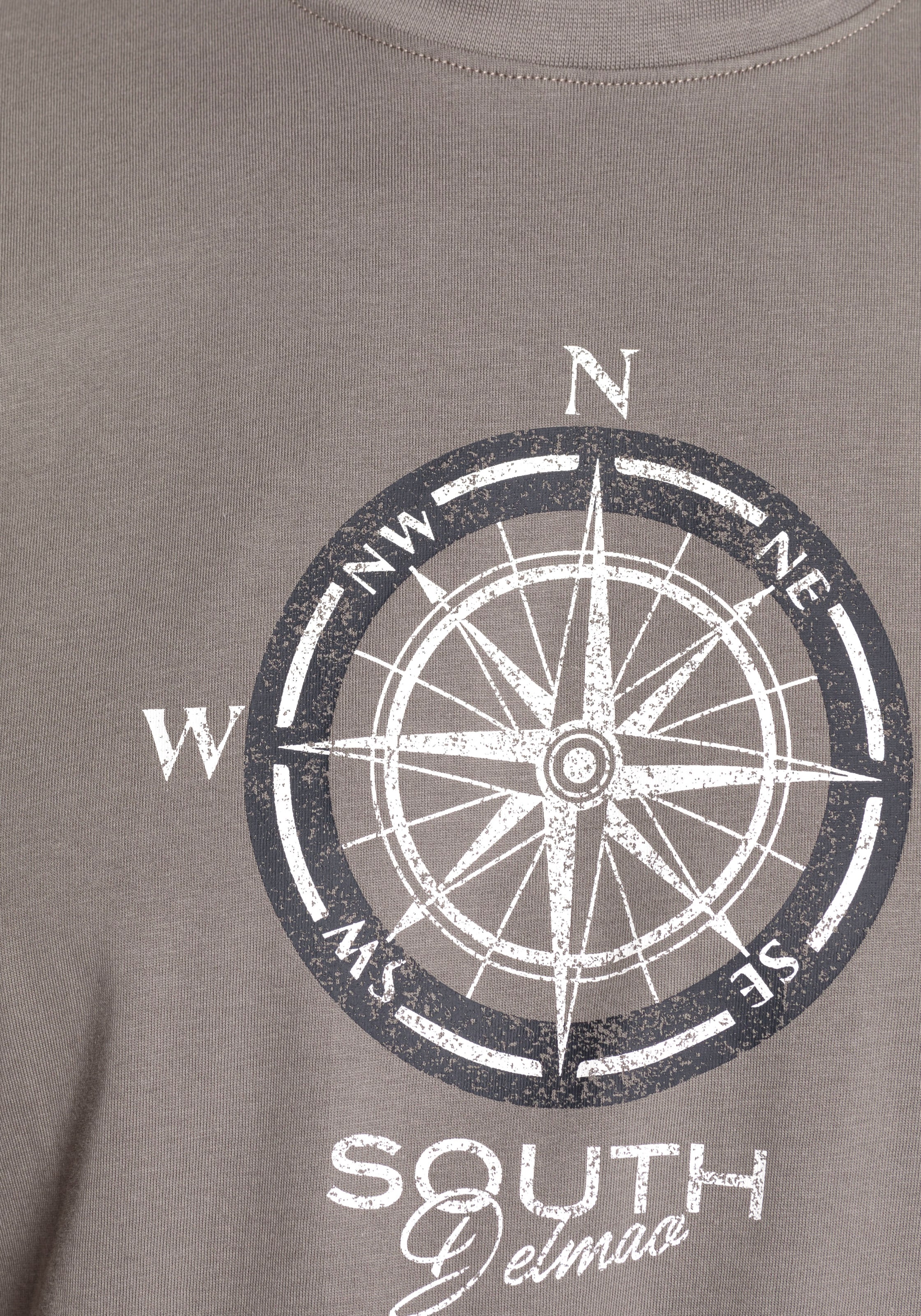 DELMAO T-Shirt, Kurzarm, bedruckt, Rundhals, aus Baumwolle