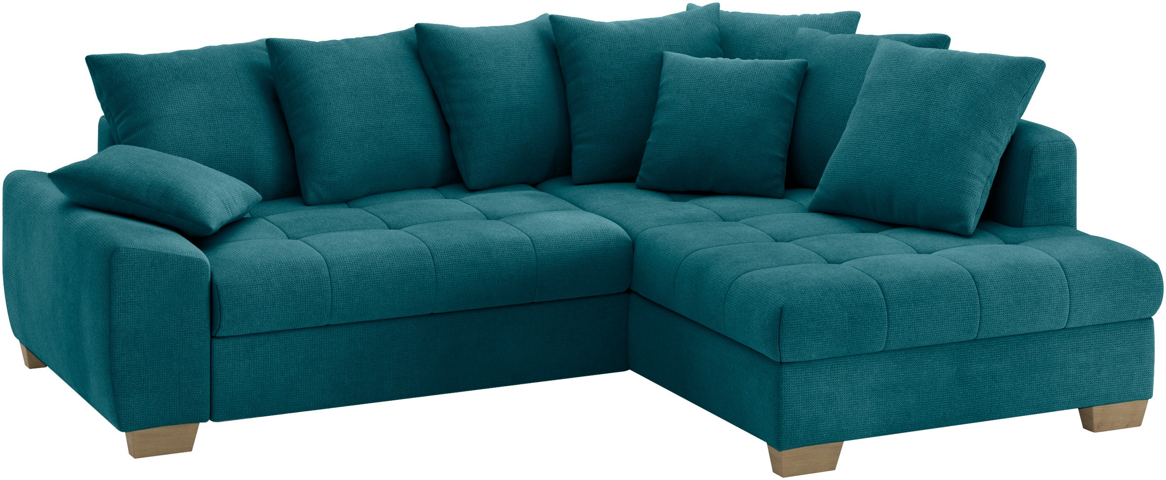 Mr. Couch Ecksofa »Nikita II, L-Form«, Wahlweise mit Kaltschaum, EasyBett, Bettkasten