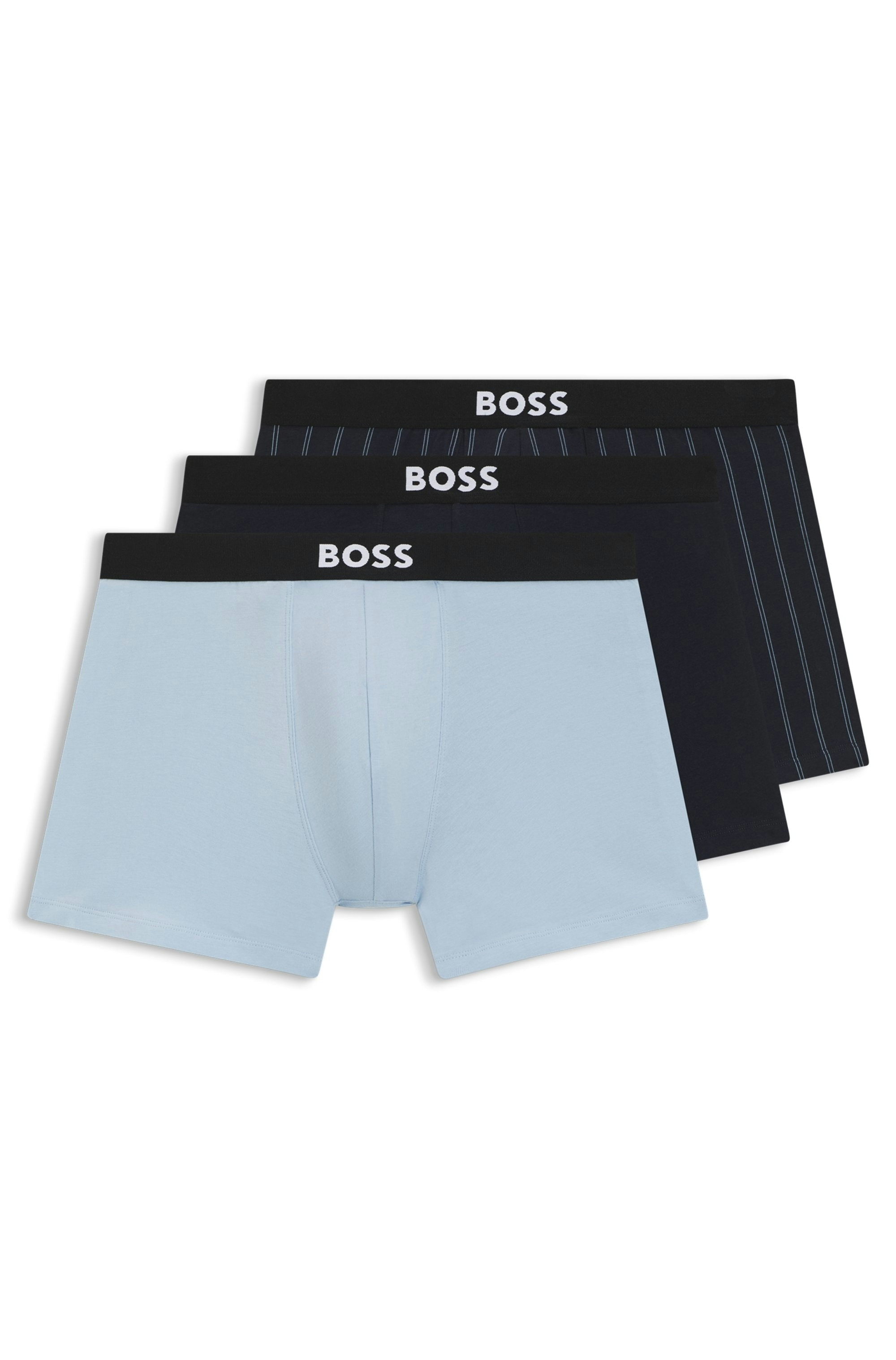 BOSS Boxershorts "Boxer Brief 3P BOSS ONE" 3 Stk. elastischer Bund mit Logo günstig online kaufen