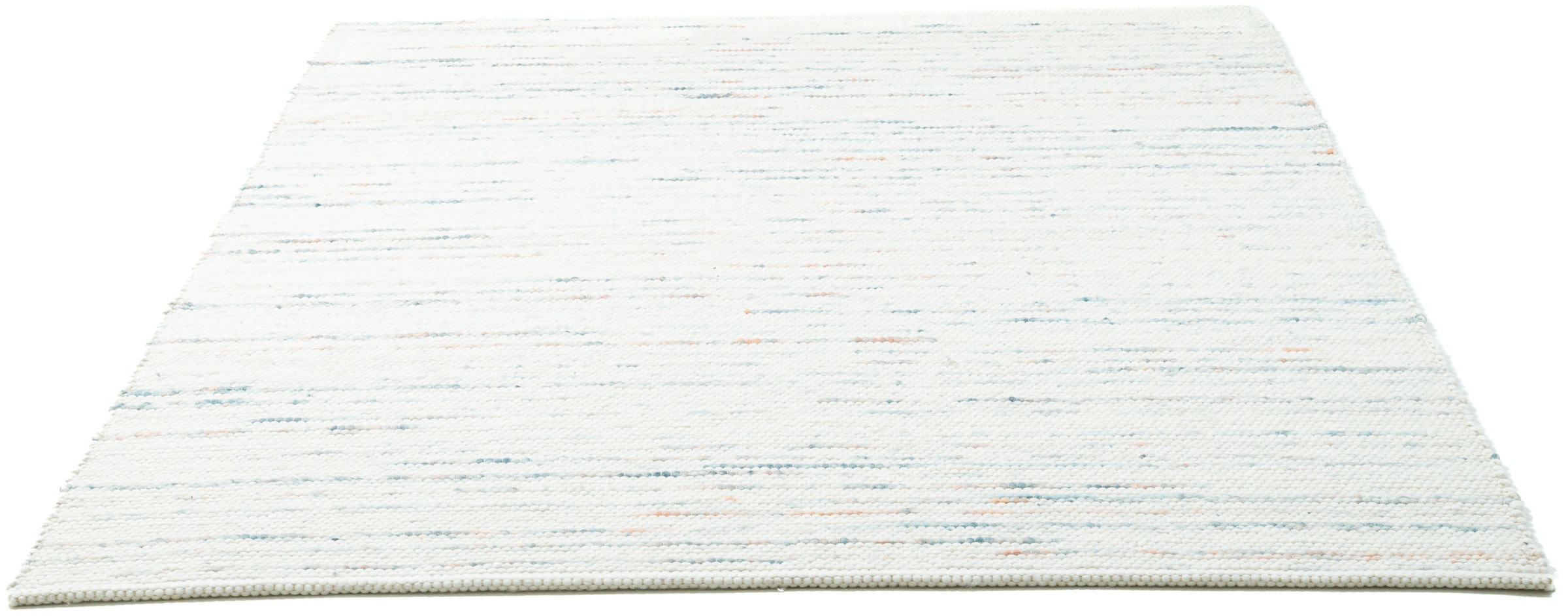 Thumbnail - OTTO home Wollteppich "Pirker" rechteckig 12 mm Höhe Wendeteppich, meliert, reine Wolle, handgewebt, Scandi, Wohnzimmer