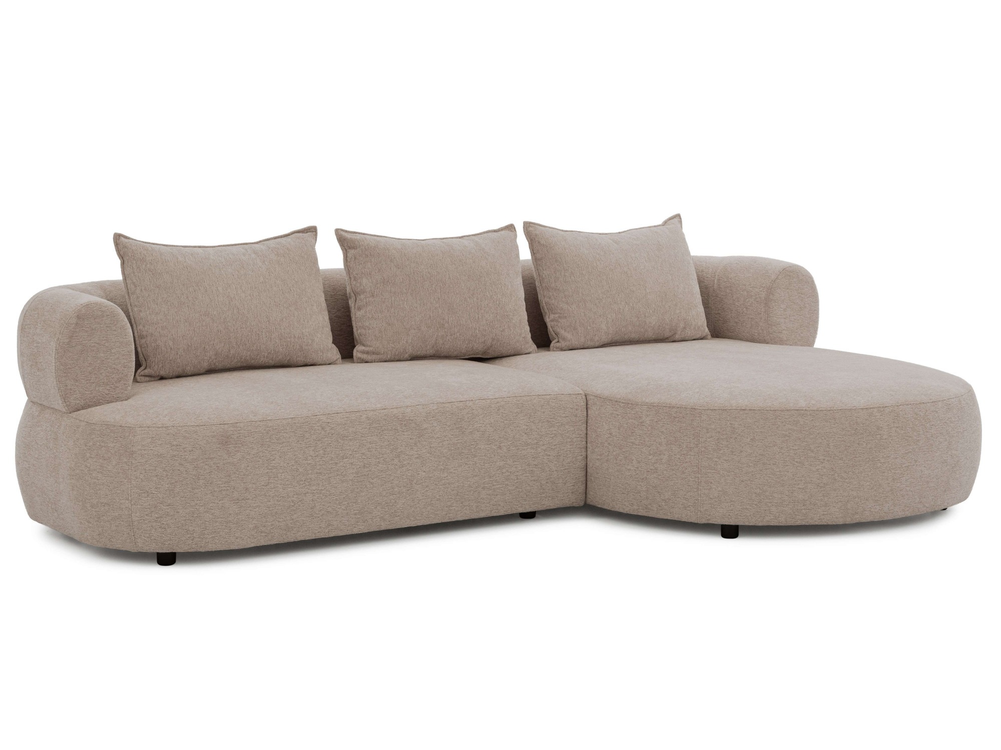 Home affaire Ecksofa »LUSSAC L-Form Design-Sofa mit Zierkissen, Maße B/T/H: 257/159/78 cm«, hoher Sitzkomfort und modernes Design, Sofa ohne Bettfunktion