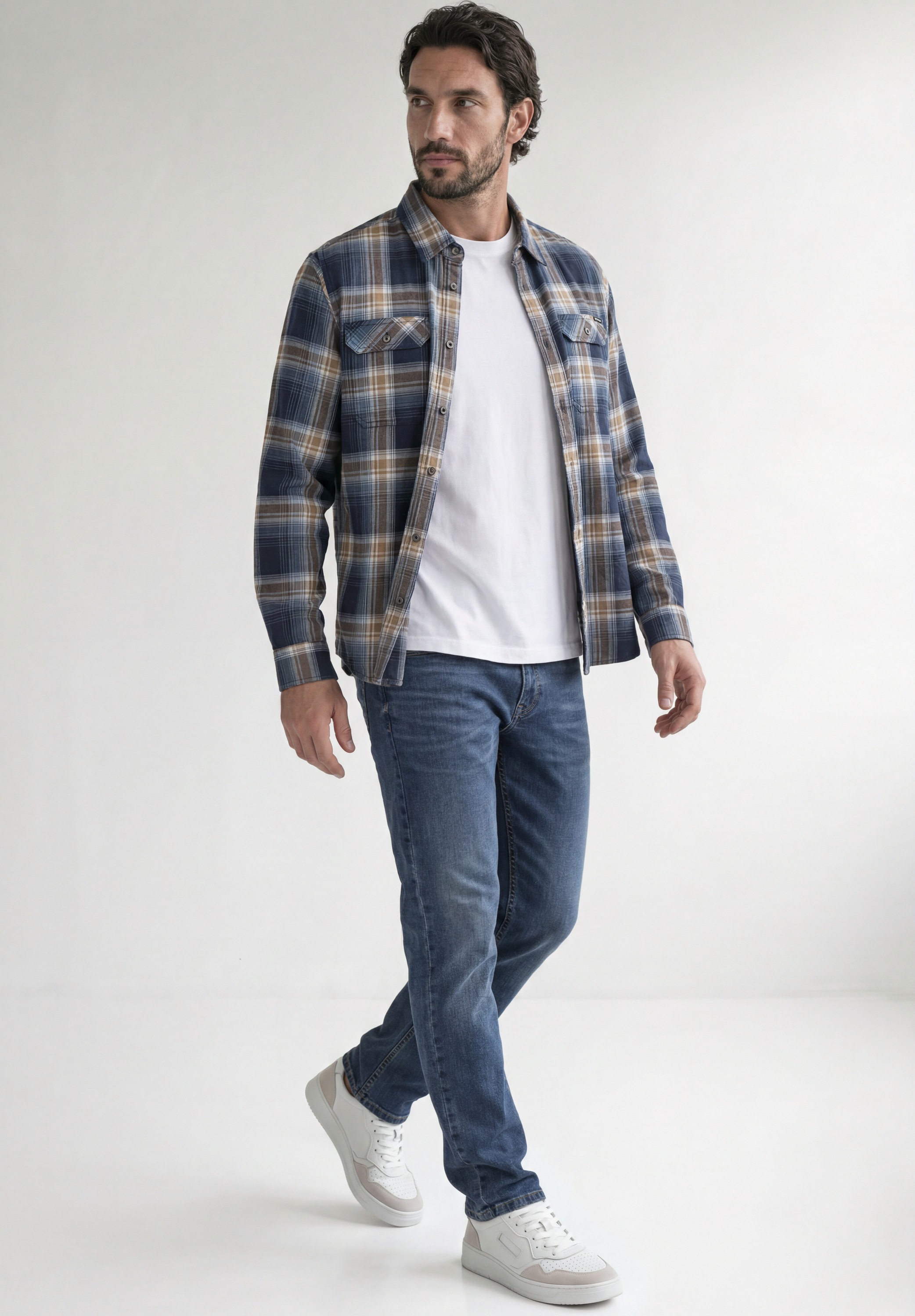 STREET ONE MEN Slim-fit-Jeans Middle Waist