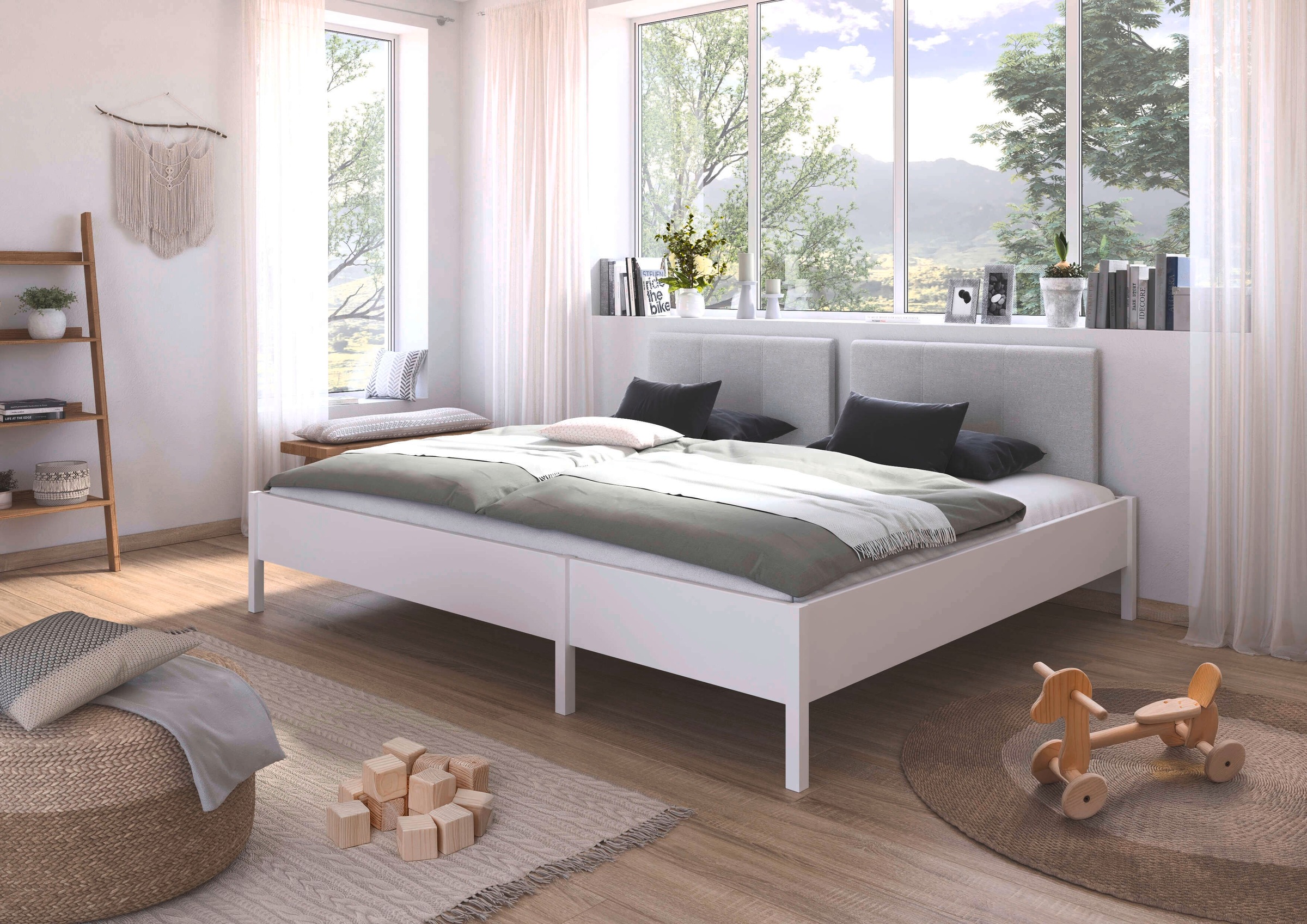 rauch Bett "Familienbett XXL Familiengröße Ehebett Doppelbett umbaubar", (f günstig online kaufen