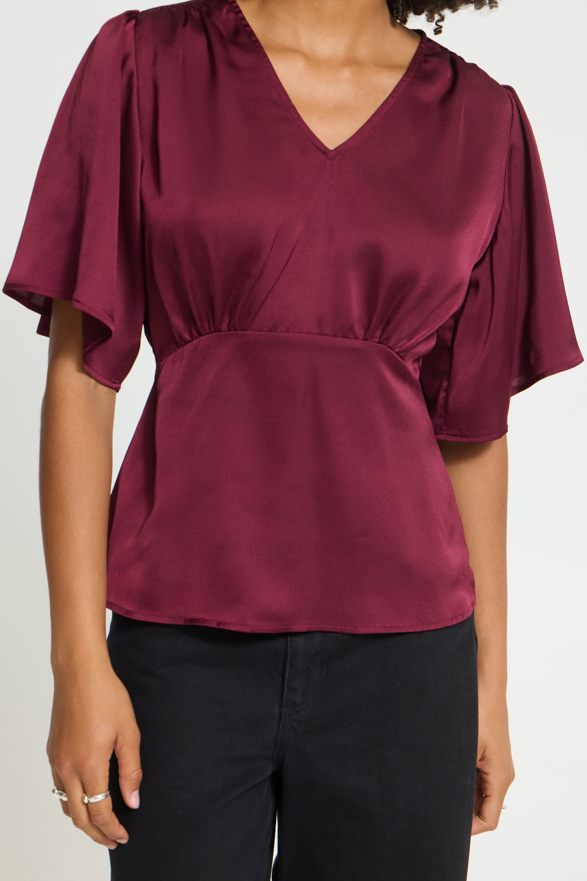 Ichi Kurzarmbluse »Damen Bluse kurzarm IHSTORMY«