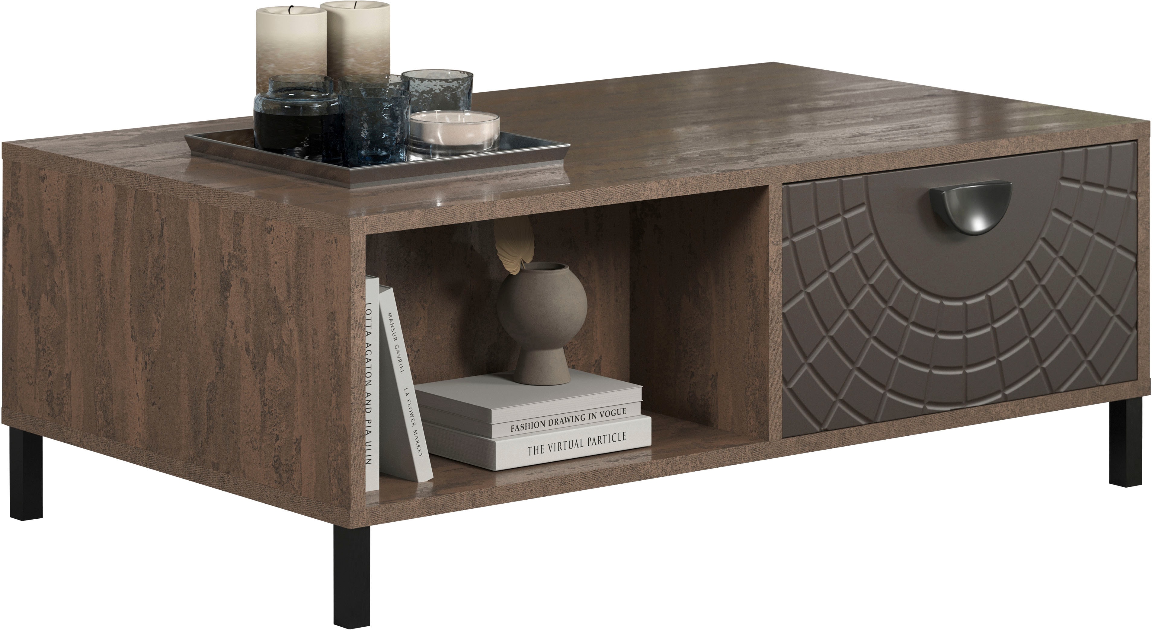 INOSIGN Couchtisch "Fusion" 1 Stk. tlg. Couchtisch mit 2 Schubladen & 2 off günstig online kaufen