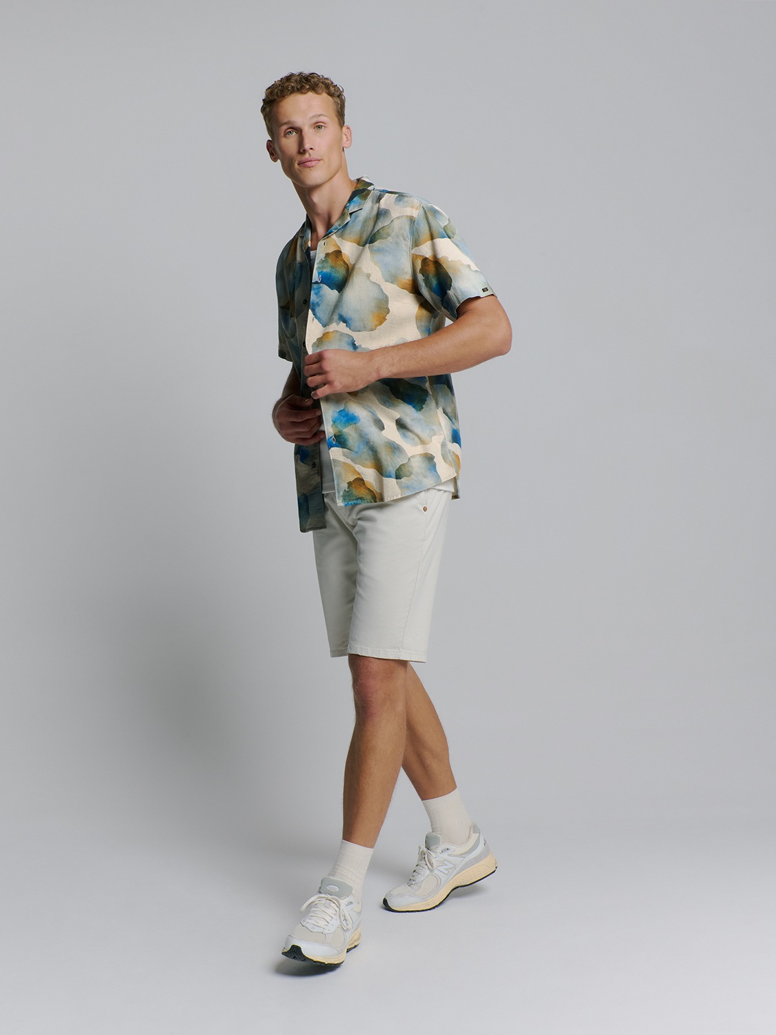 Thumbnail - NO EXCESS Langarmhemd "No Excess Bedrucktes Hemd"