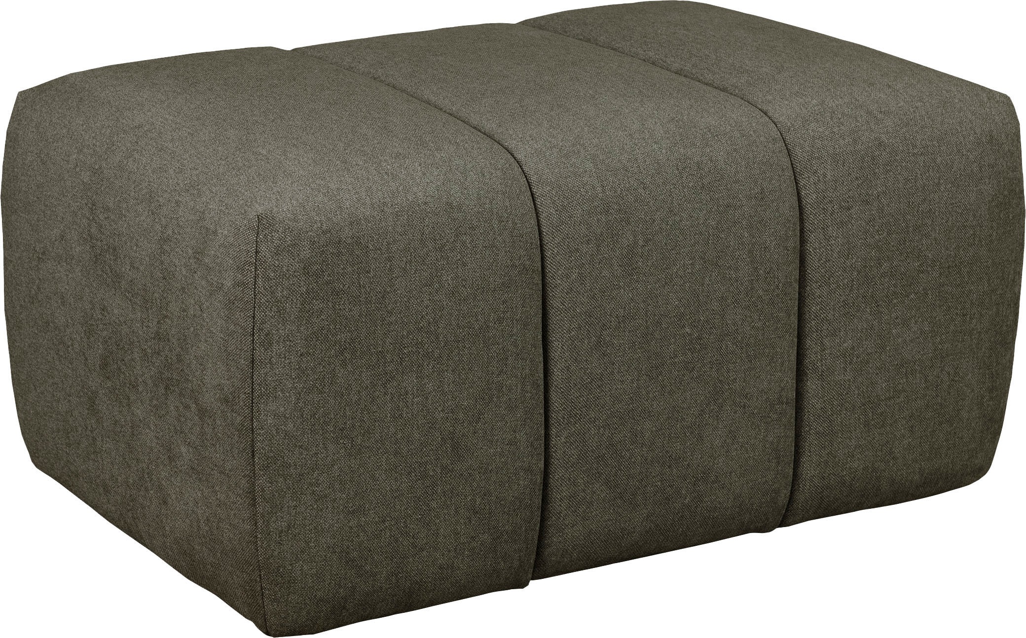 Home affaire Polsterhocker "LYOTH Sitzhocker mit Steppung, Maße B/T/H: 76/76/41 cm" passend zur Serie, hoher Sitzkomfort und modernes Design