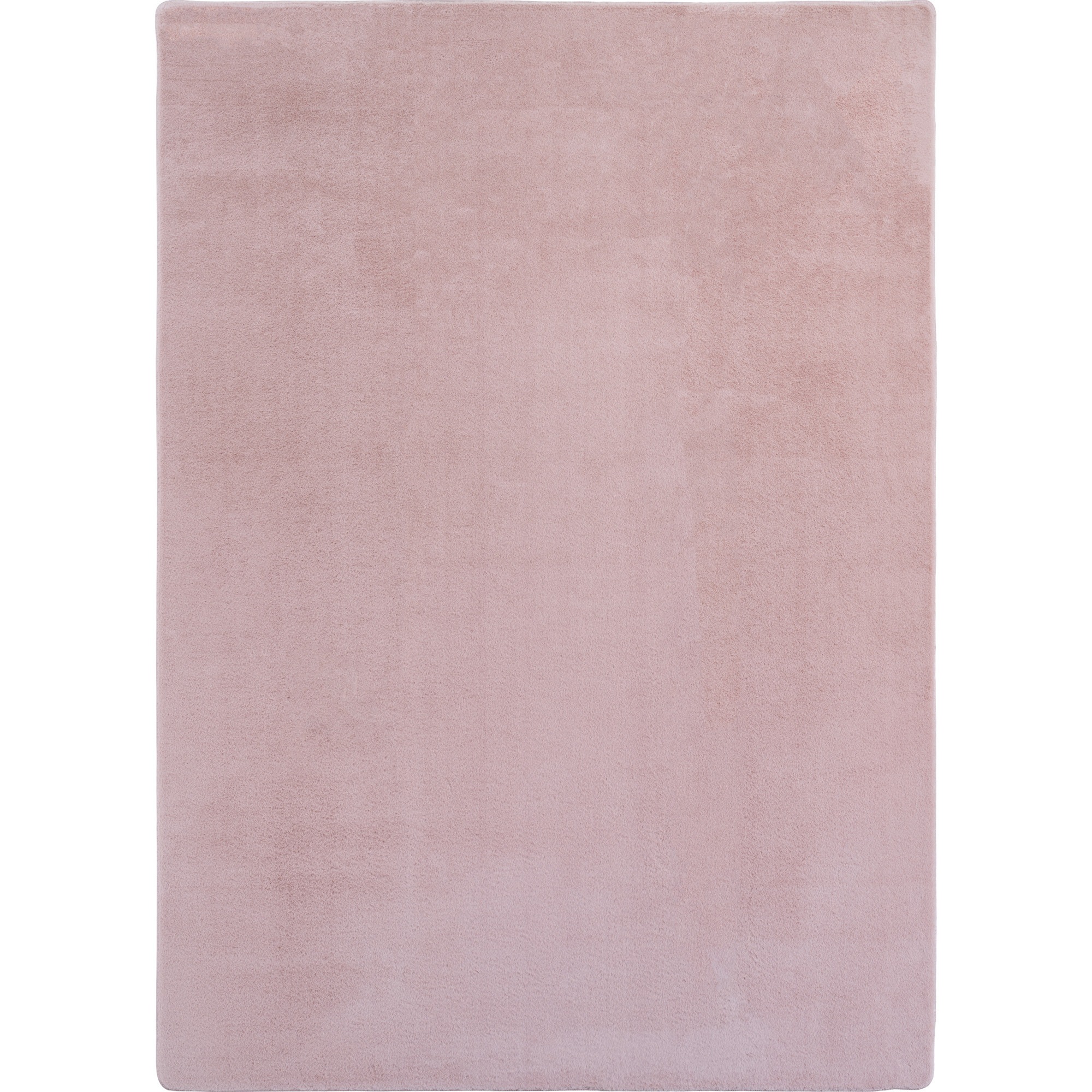 Teppich AYYILDIZ TEPPICHE "JOY 1400", rosa, H:11mm Ø:160cm, Polyester, Teppiche, Teppich, uni Kurzflor, Wohnzimmer, viele Größen 2