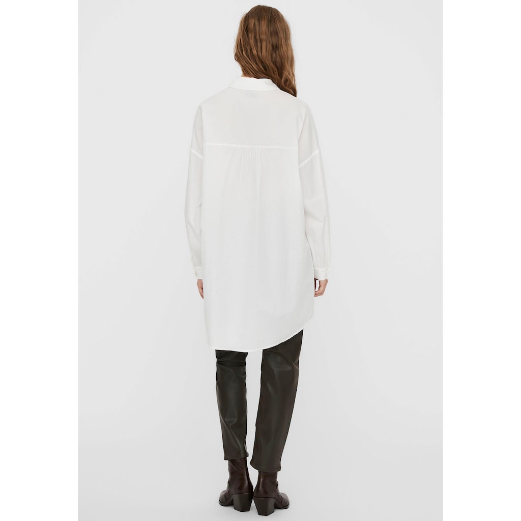 Vero Moda Longbluse »VMBINA L/S OVERSIZE SHIRT WVN«