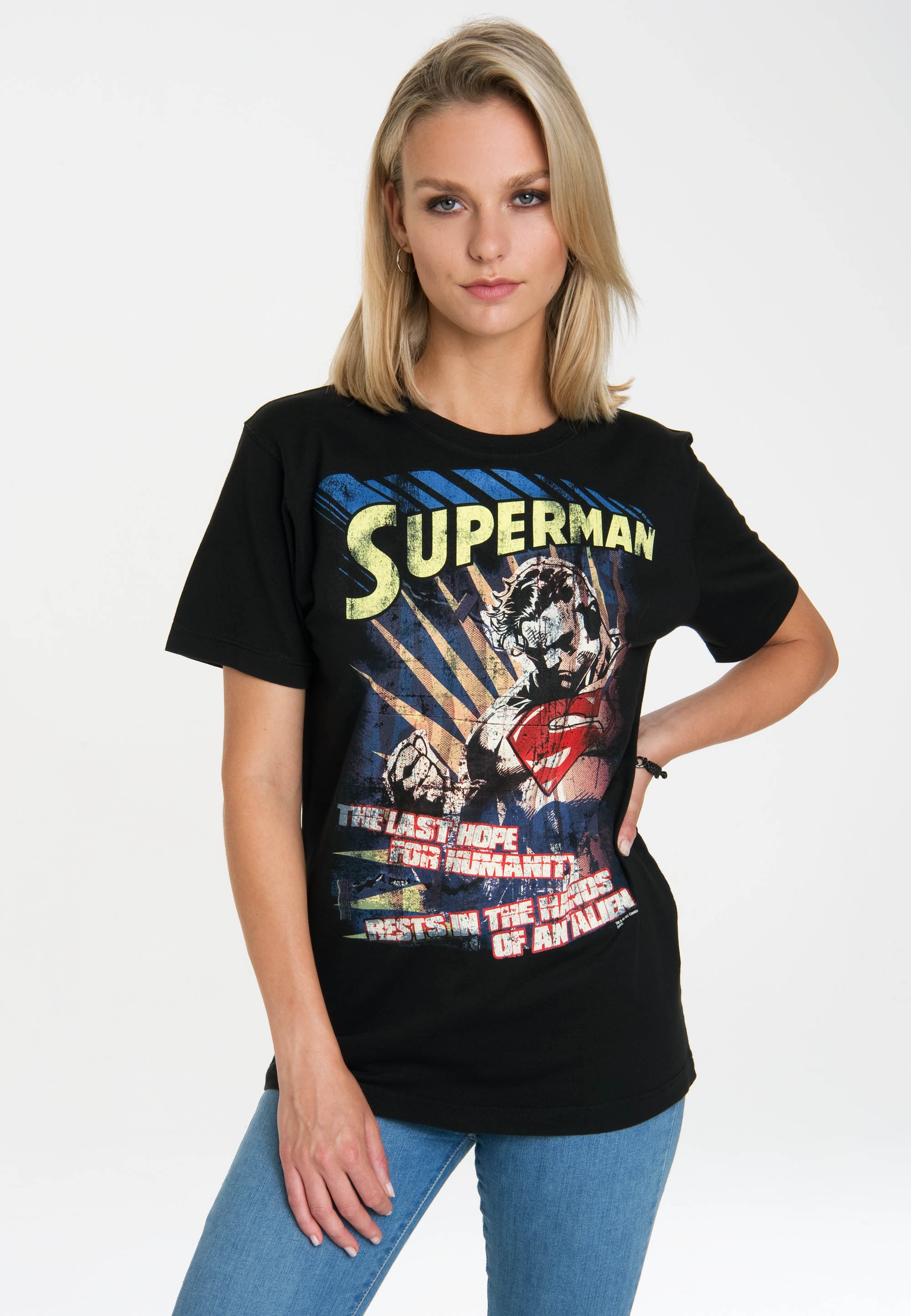 LOGOSHIRT T-Shirt »Superman Originaldesign The BAUR - Hope«, bestellen mit für lizenziertem Last 