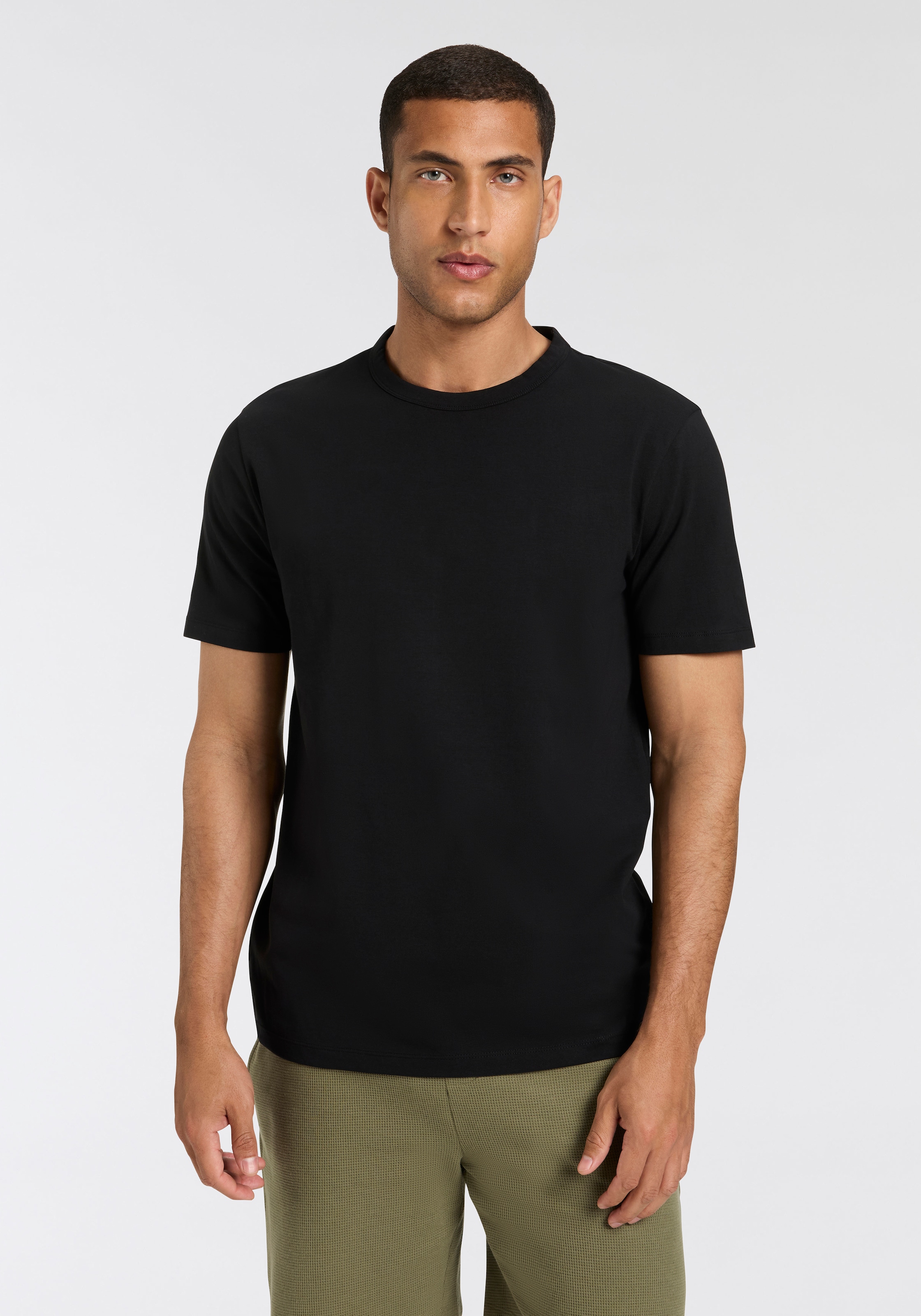 HUGO Blue T-Shirt »BLUE Naolo«, (Packung, 2 tlg.), mit Markenlabel am Saum
