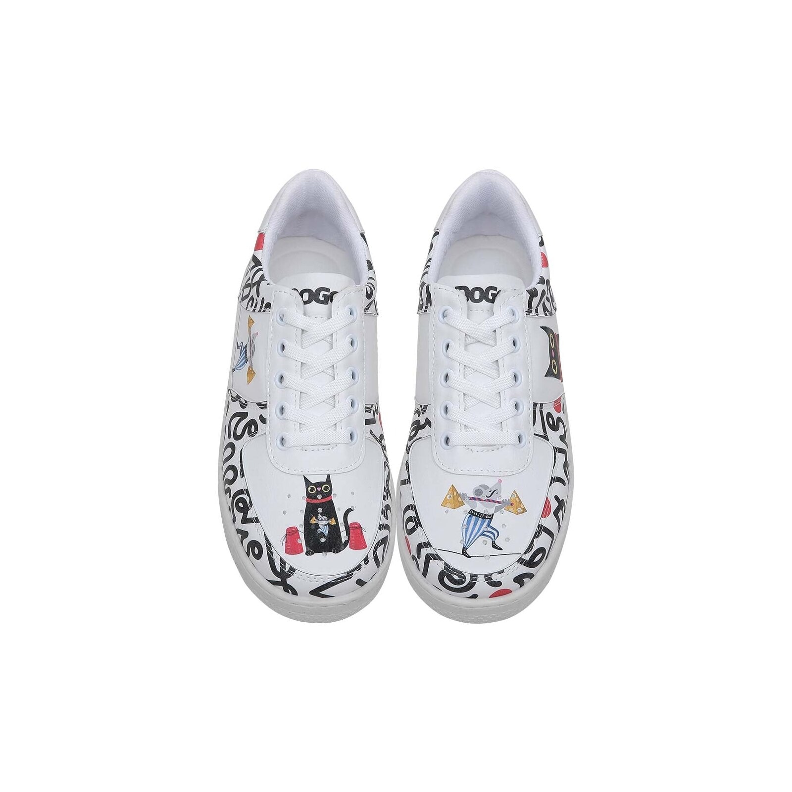 DOGO Sneaker »Dice Sneakers Cat And Mouse Damen Sneaker / Female«, Vegan