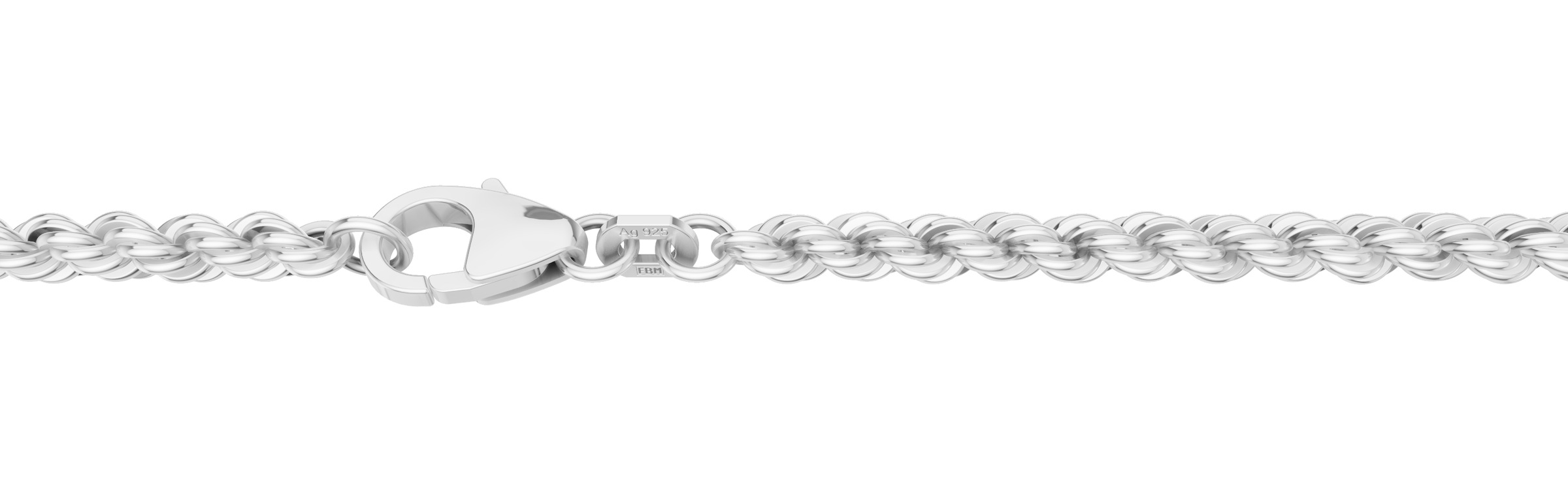 Firetti Armband »Schmuck Geschenk Silber 925 Armschmuck Kordelkette 3,1 mm breit« Made in Germany