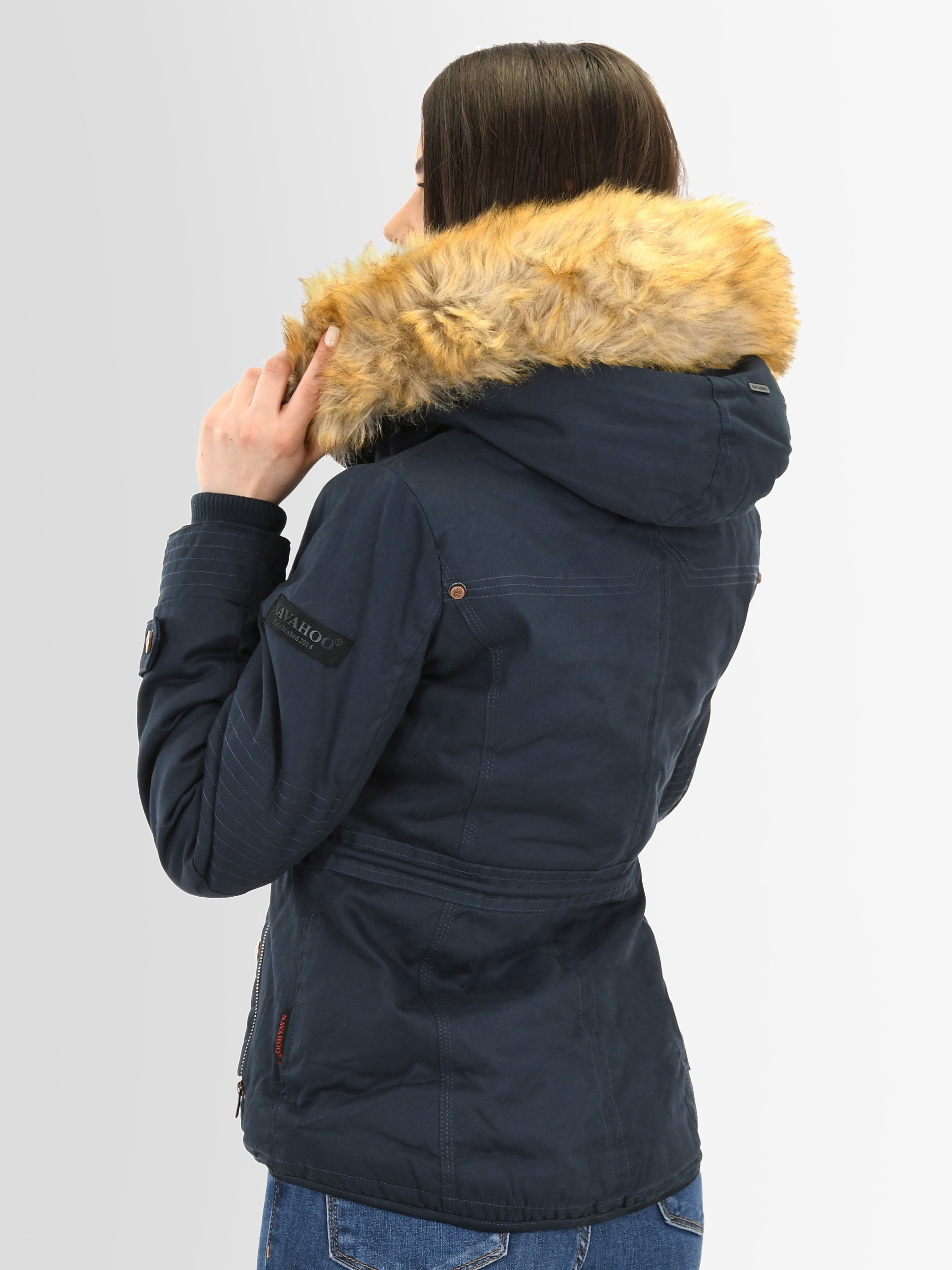 Navahoo Winterjacke »Pearl«, mit warmem Teddyfell