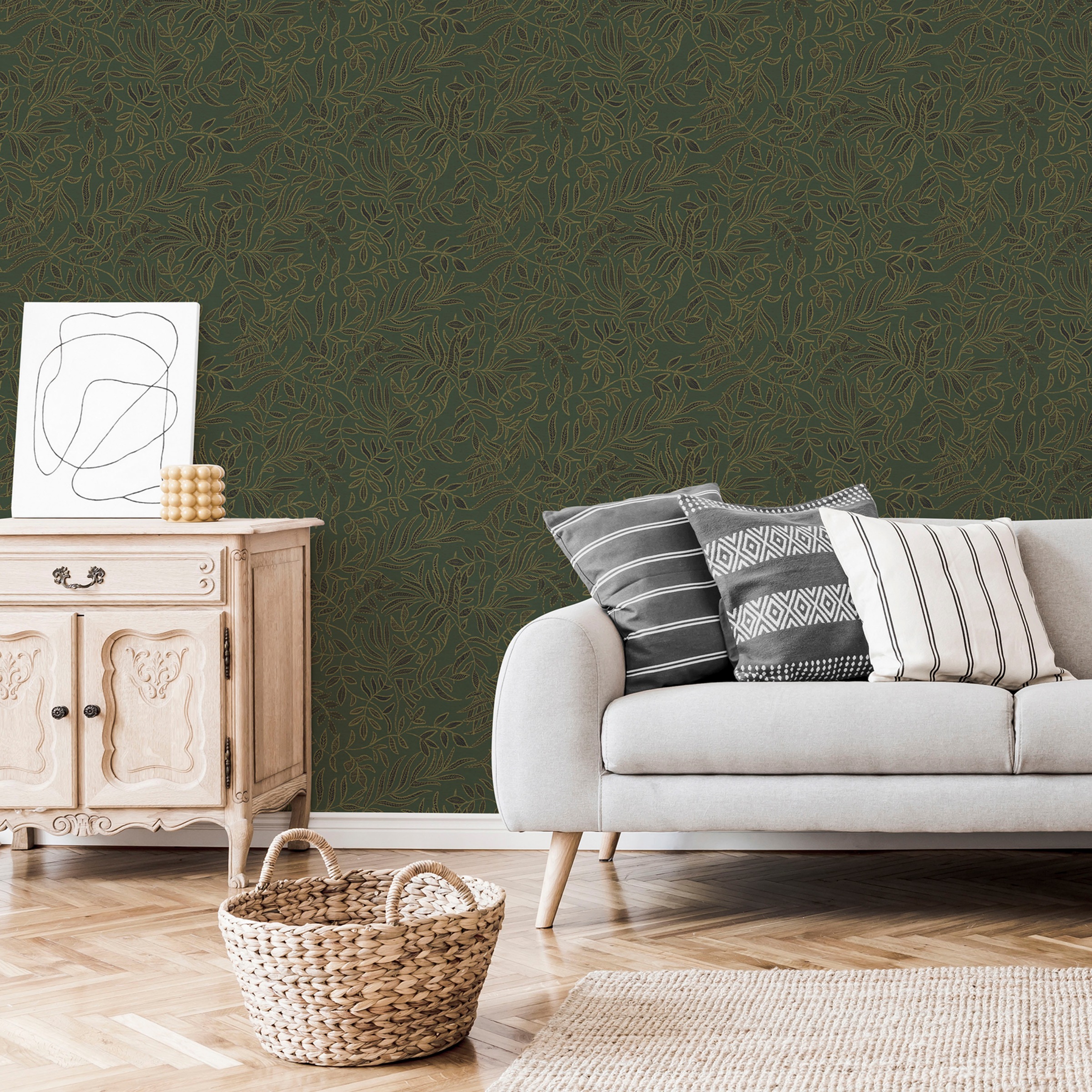 Superfresco Easy Vliestapete »Sandrine Green« Motiv texturiert Motiv