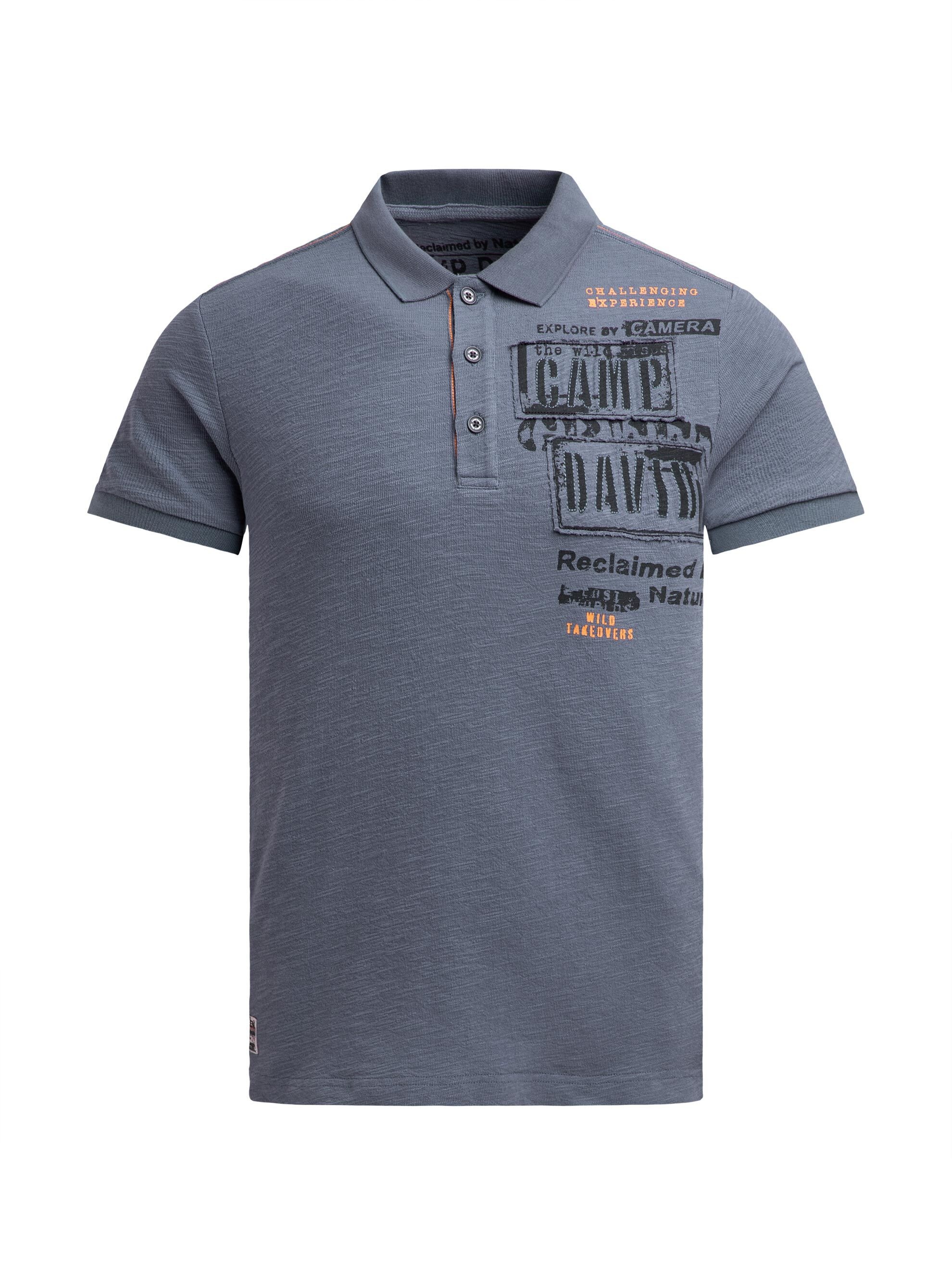 CAMP DAVID Poloshirt mit Stickerei