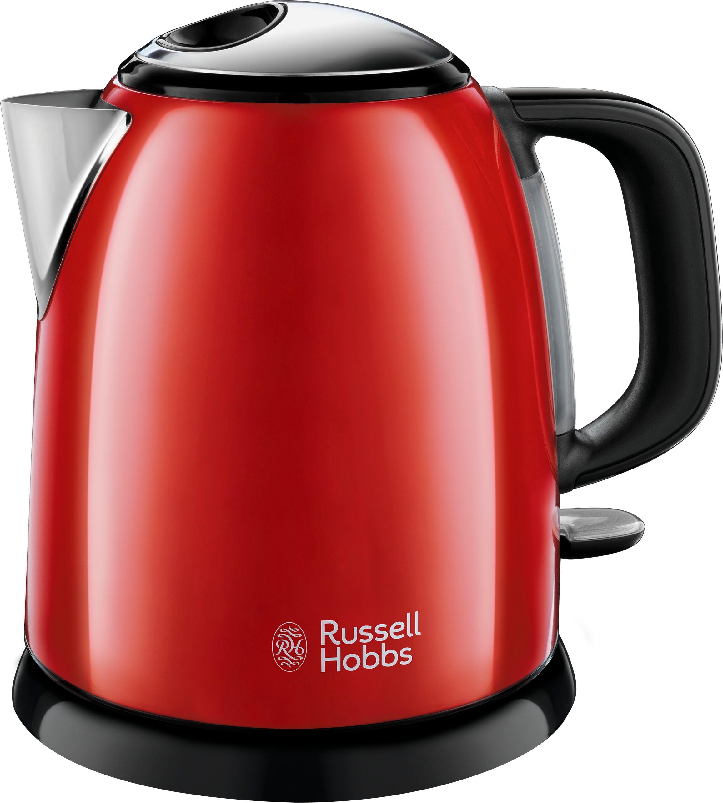 RUSSELL HOBBS Wasserkocher »Colours Plus rot 24992-70«, 1 l, 2400 W