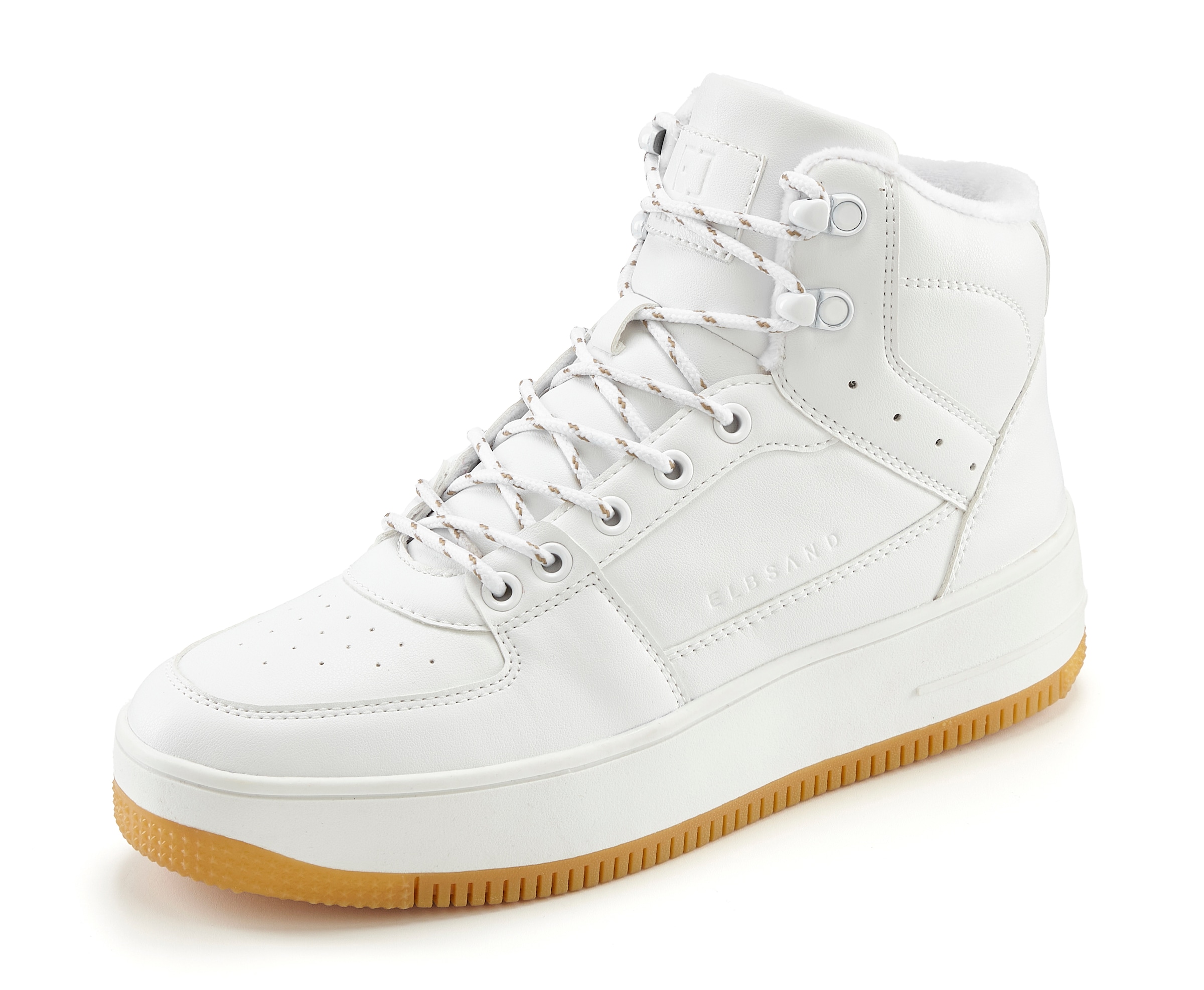 Elbsand Sneaker, mit kuscheligem Warmfutter, Freizeitschuh, Halbschuh, High Top Sneaker
