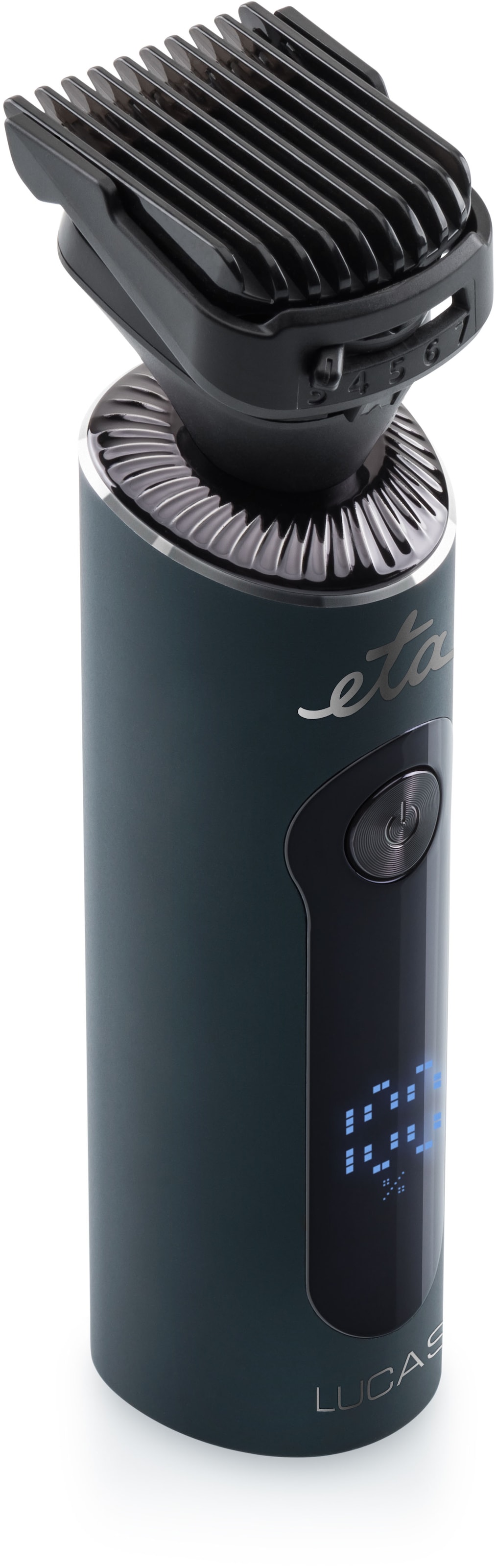 eta Multifunktionstrimmer »ETA Herrenrasierer Lucas 3-in-1 mit USB-C & Präzisionstrimmer«, 4 Aufsätze, 3-Kopf-Rasiersystem mit LED-Display & vielseitigem Zubeh