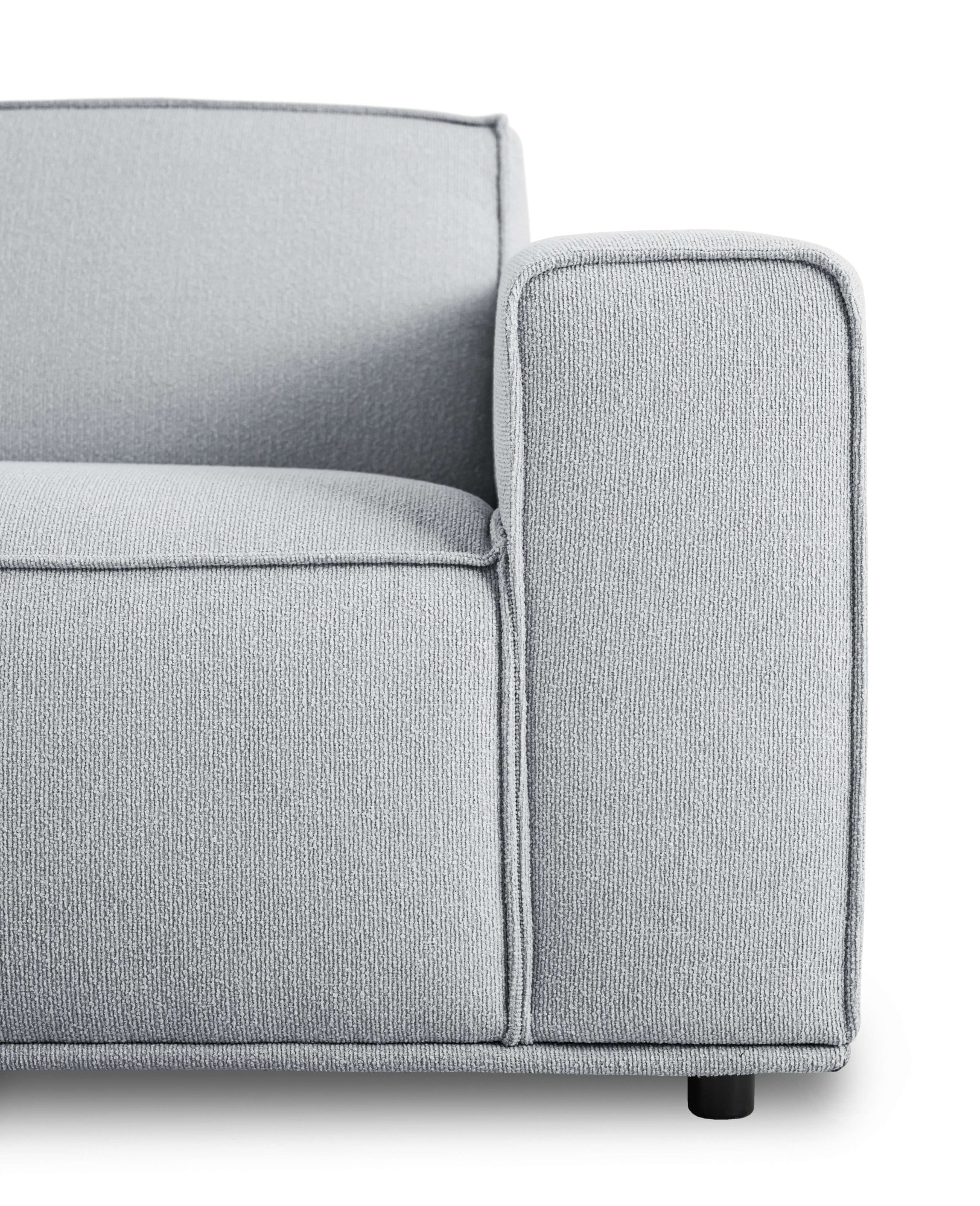 Home affaire Loveseat »Avelin, 1.5 Sitzer, 140 cm, Chenille, Struktur-Boucle«, mit Wellenunterfederung, Kedernaht, bodentief, Skandi-Design