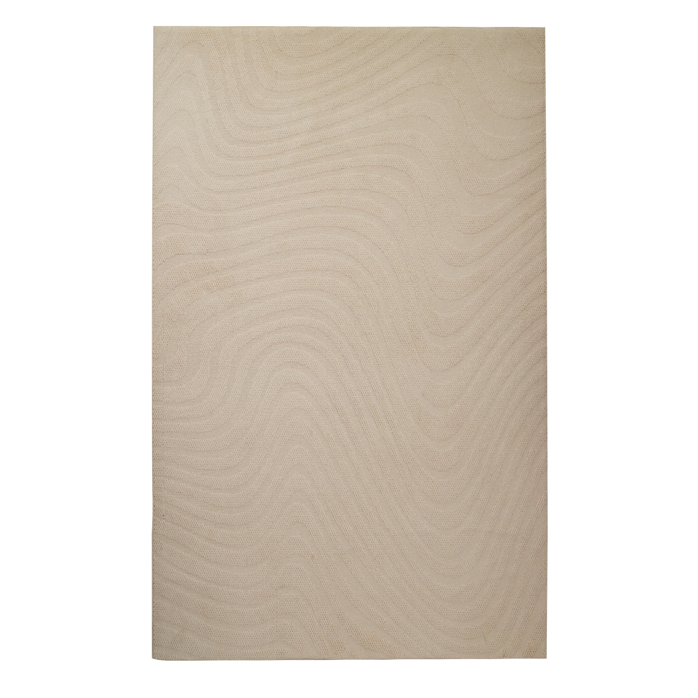 OTTO home Teppich »Jola Welle, Hoch-Tief-Design« rechteckig 12 mm Höhe Wellenmuster, Boho, Modern, 3D, Wohnzimmer, Schlafzimmer