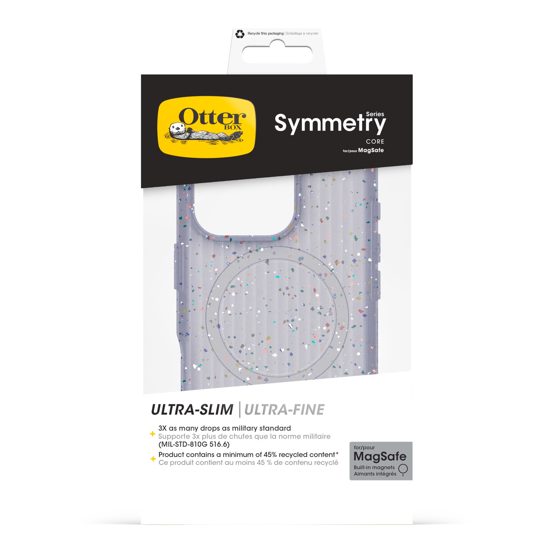 Otterbox Handyhülle »Symmetry Core für Apple iPhone 16 Pro«, Backcover, Schutzhülle, Handyschutzhülle, Case, Schutzcase, stoßfest