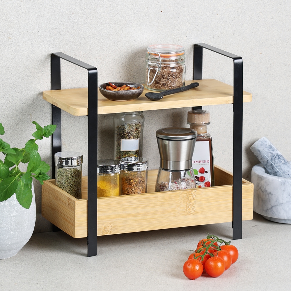 KESPER® Küchenregal »Aufbewahrungsregal, Bambus, FSC« 1 Stk. tlg.
