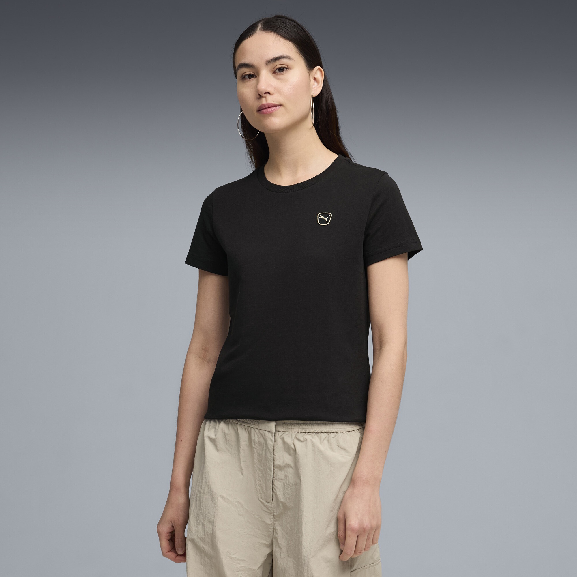 PUMA T-Shirt "Essentials Elevated T-Shirt Damen" günstig online kaufen