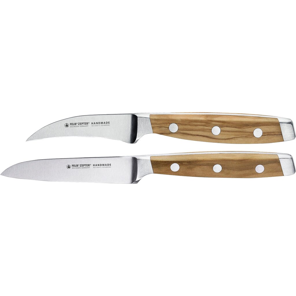 Felix Solingen Messer-Set »FIRST CLASS WOOD«, (Set, 2 tlg.)