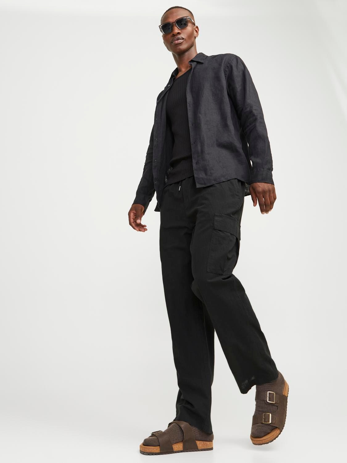 Jack & Jones Cargohose »JPSTKARL SUMMER CARGO SN STYD«, mit Taschen