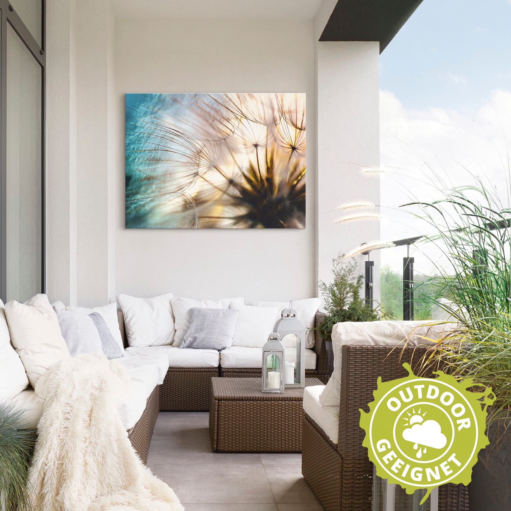 Artland Wandbild »Pusteblume Makro abstrakt«, Blumen, (1 St.), als Alubild, Outdoorbild, Leinwandbild, Poster, Wandaufkleber