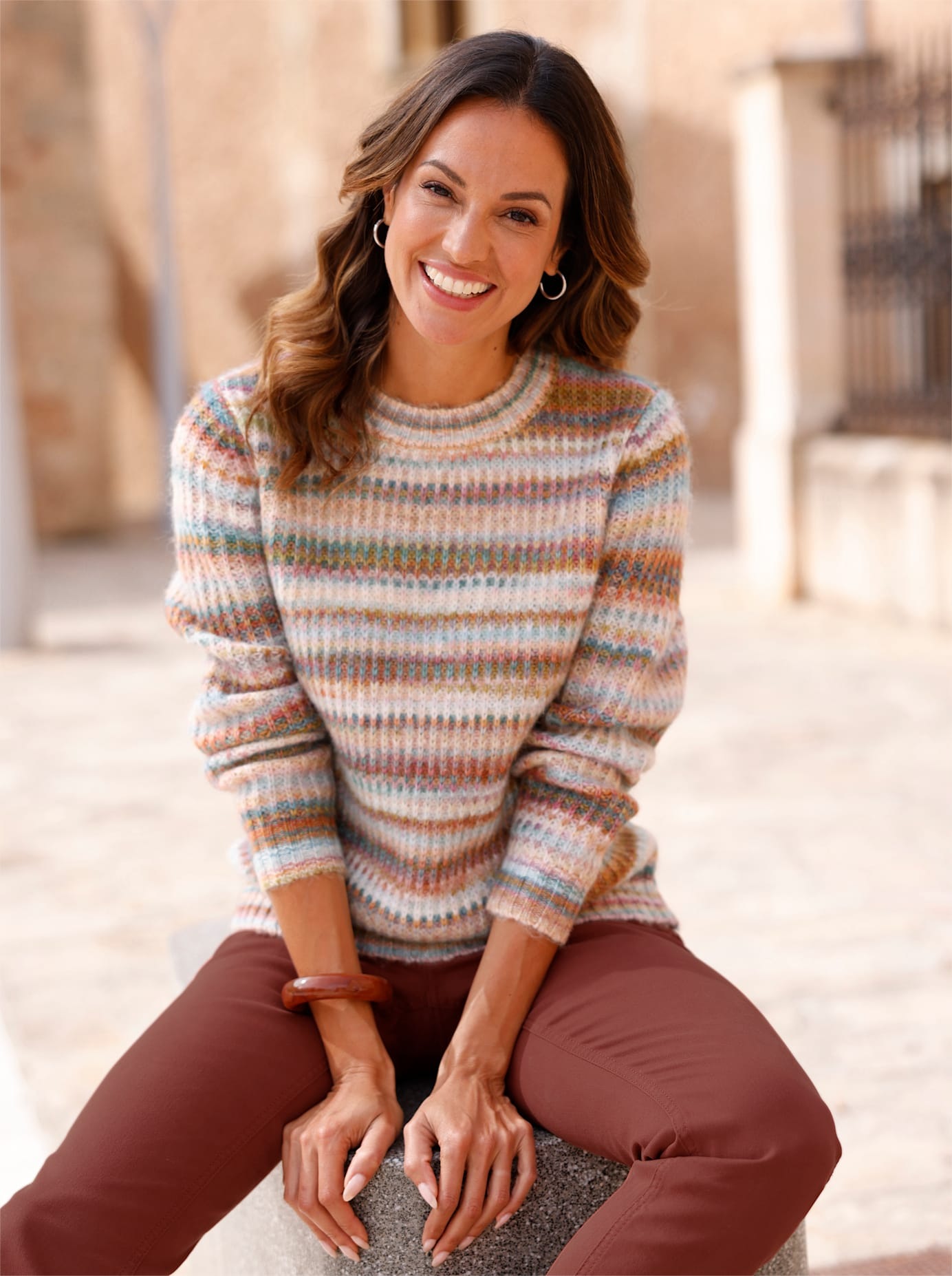 Inspirationen Rundhalspullover "Pullover"