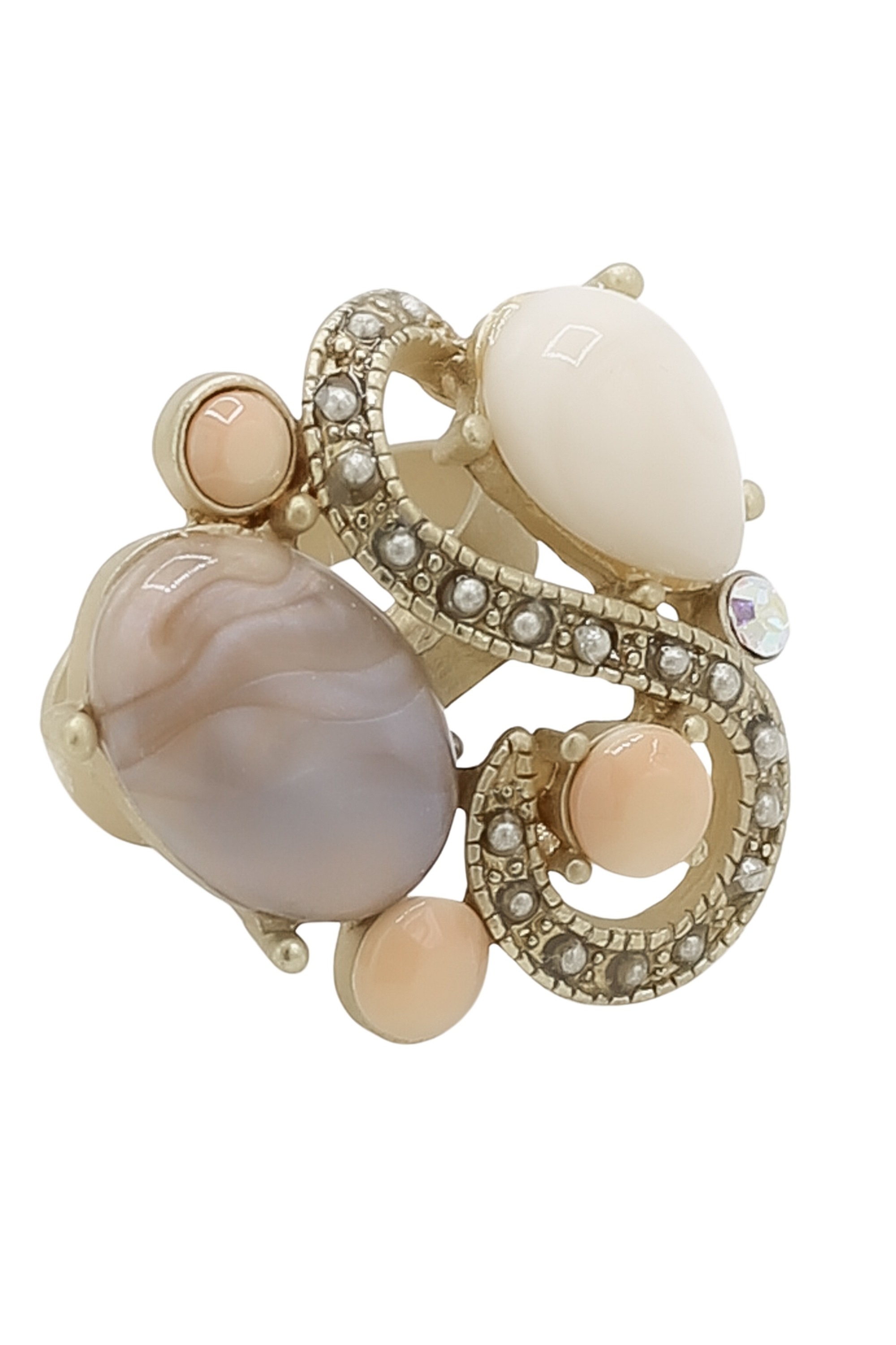 Collezione Alessandro Sissi Women's Brass Ring Beige