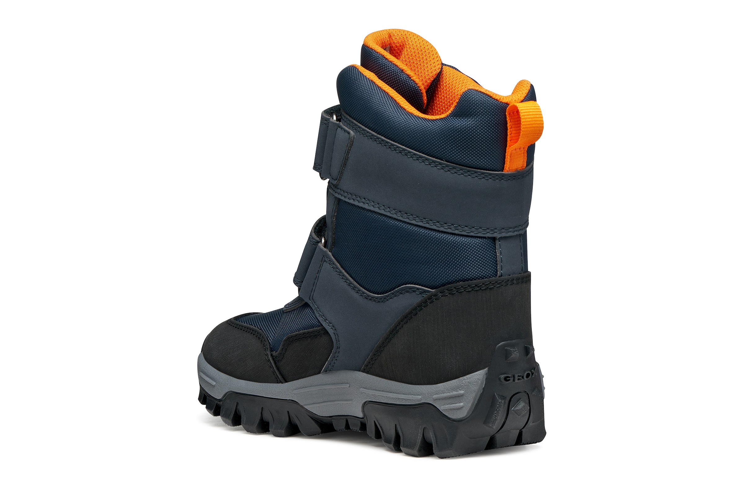 Geox Winterstiefel »J HIMALAYA BOY B ABX«, Snowboots, Klettstiefel mit Warmfutter, Größenschablone zum Download