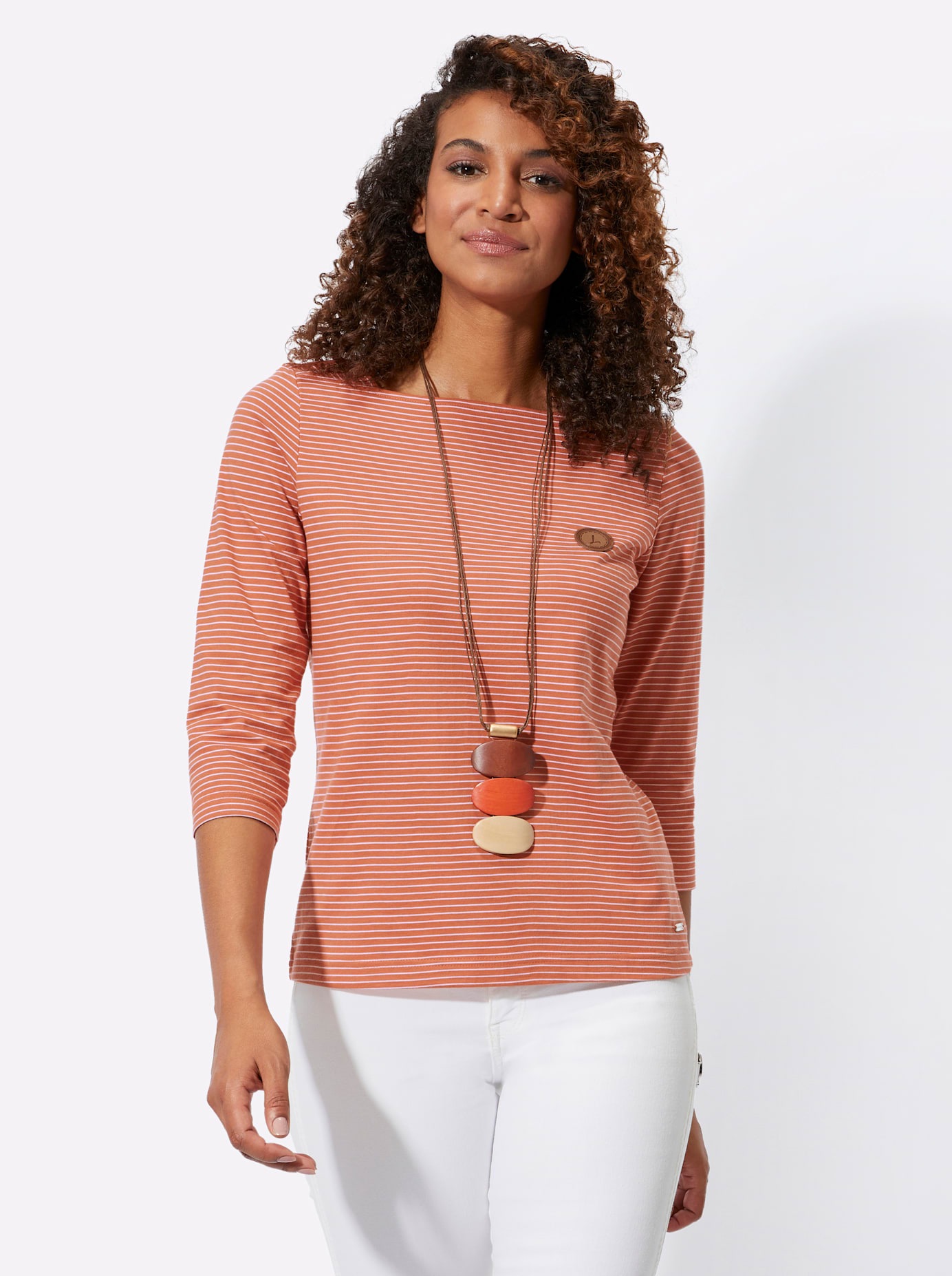 Casual Looks 3/4-Arm-Shirt "Ringelshirt", (1 tlg.) günstig online kaufen