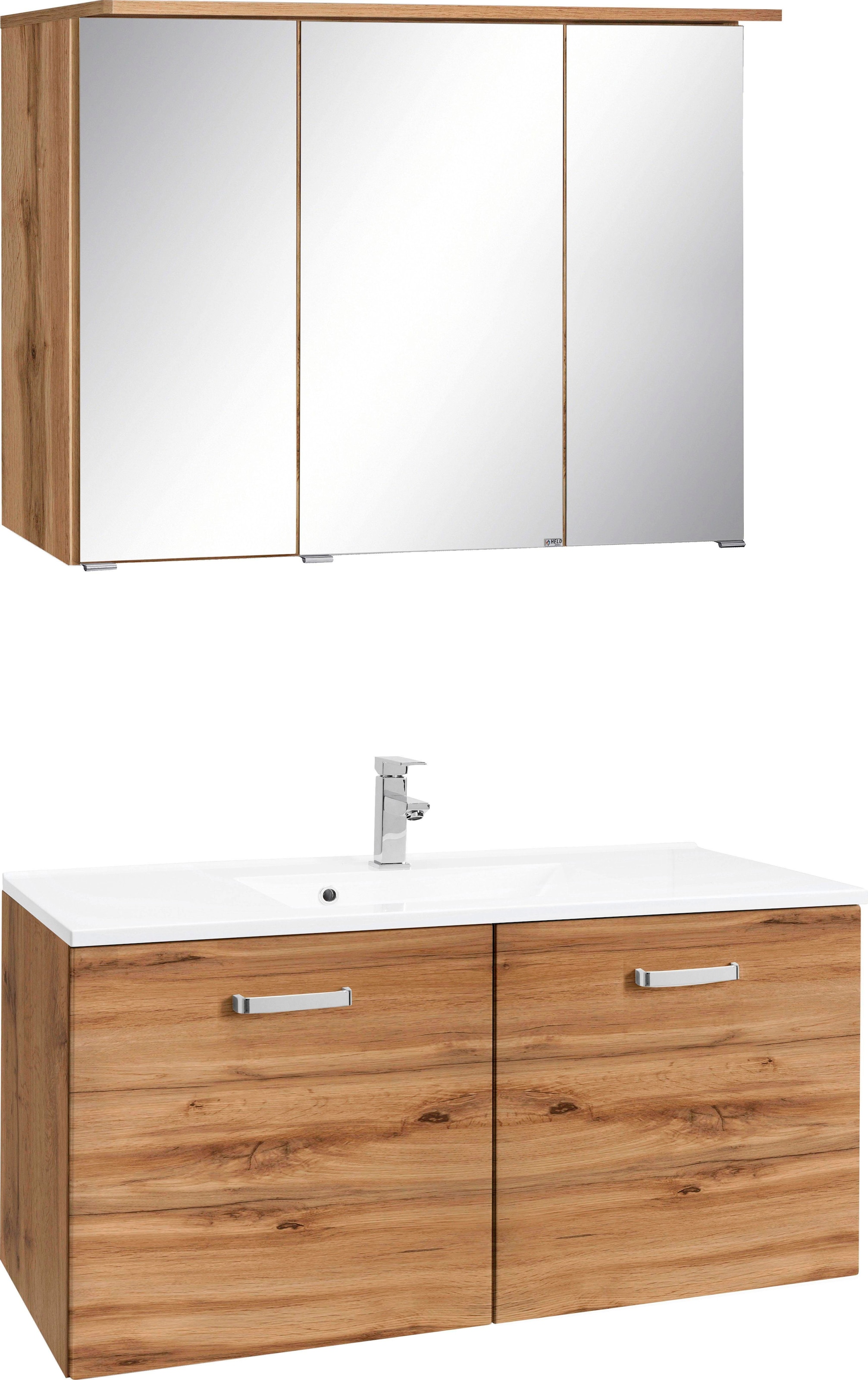 welltime Badmöbel-Set "Ravenna" 2 Stk. tlg. günstig online kaufen