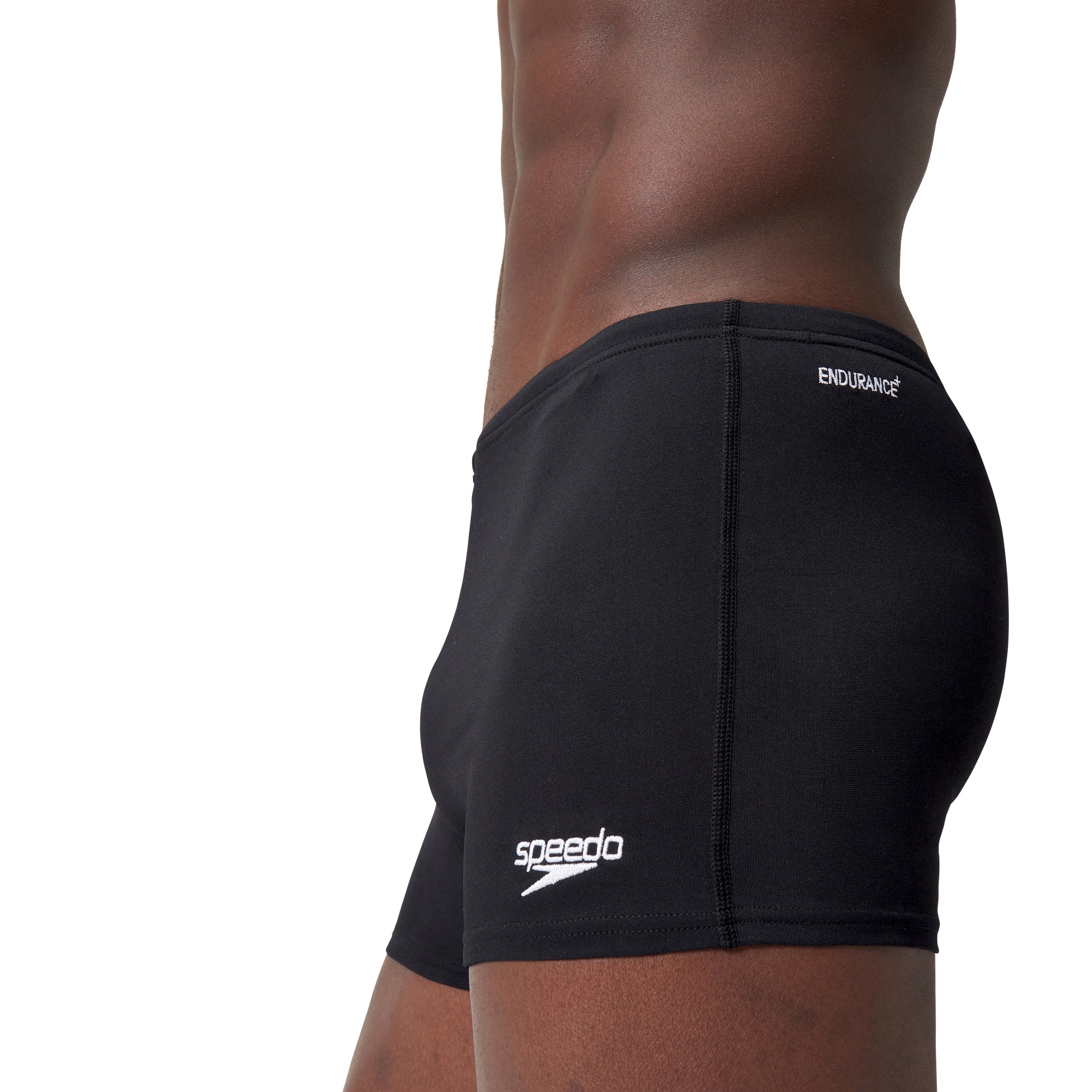 Badehose SPEEDO, Herren, Gr. 8 (L), N-Gr, schwarz, Microfaser, Microfaser, unifarben, Badehosen Badehose, für regelmäßiges Training, elastisches Material, chlorbeständig 3