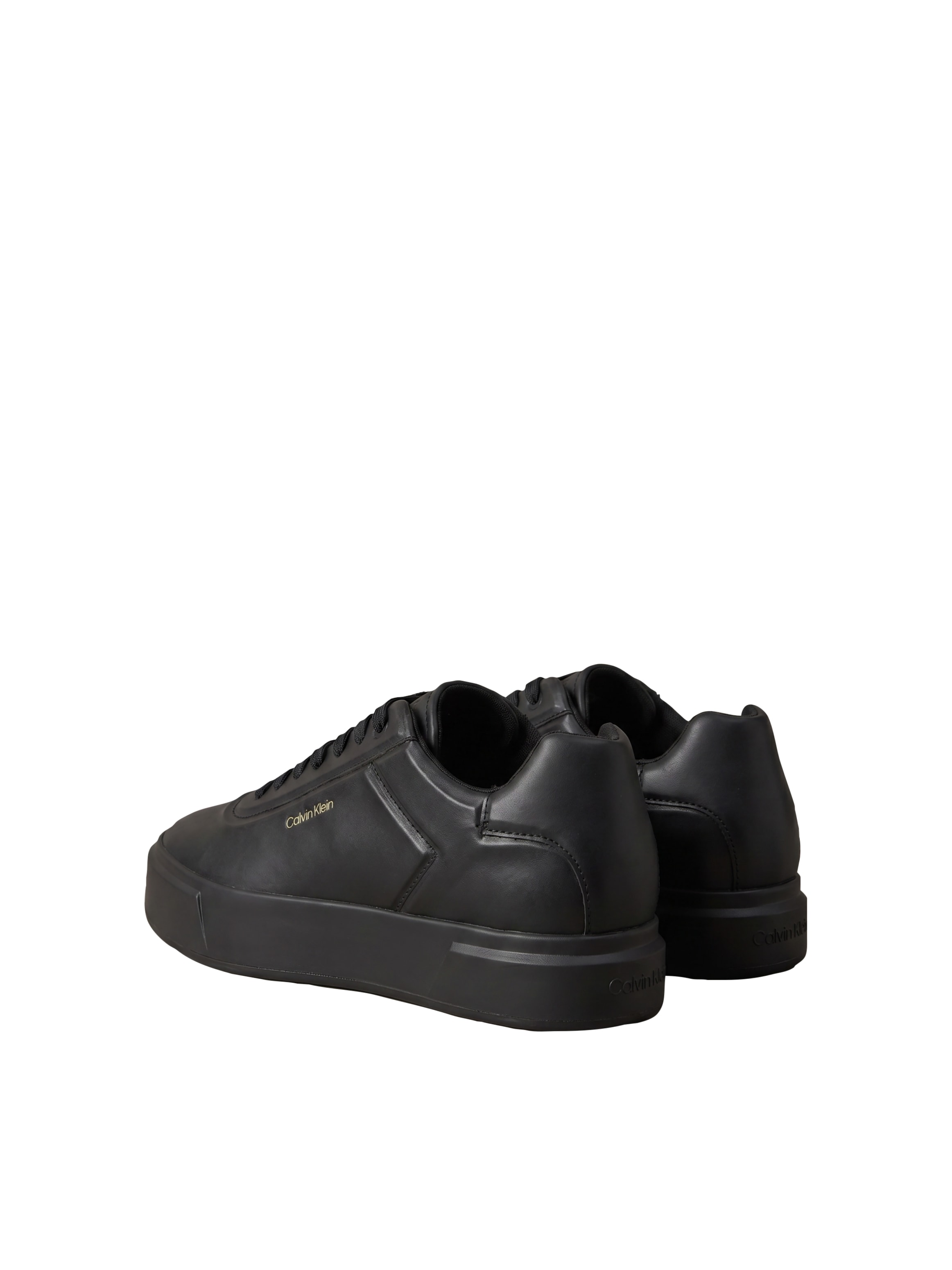 Calvin Klein Jeans Sneaker »BASKET CUPSOLE OXF LACEUP LTH HF«  Halbschuh, Schnürschuh mit goldfarbenen Akzenten