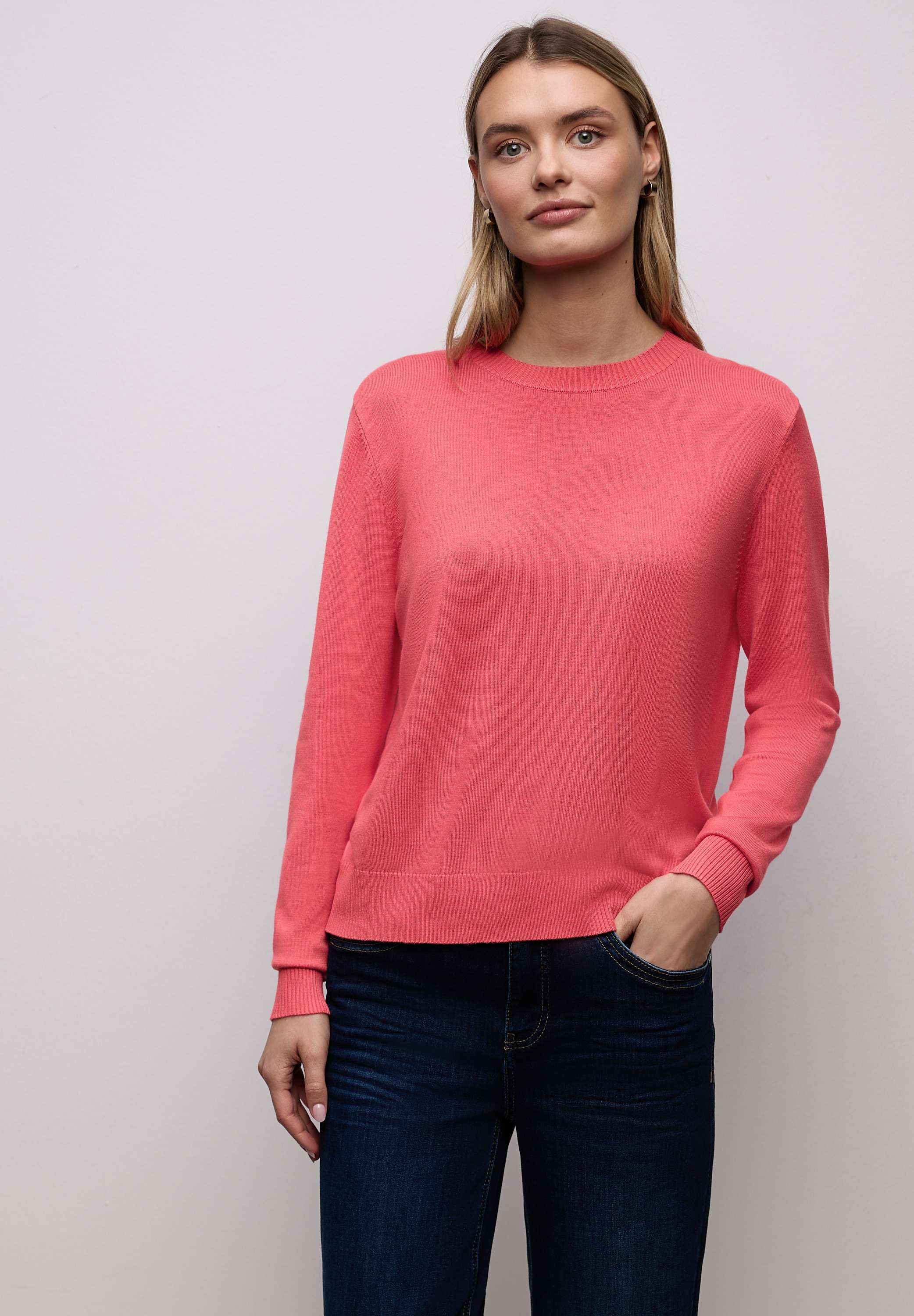 STREET ONE Strickpullover aus Viskosemix