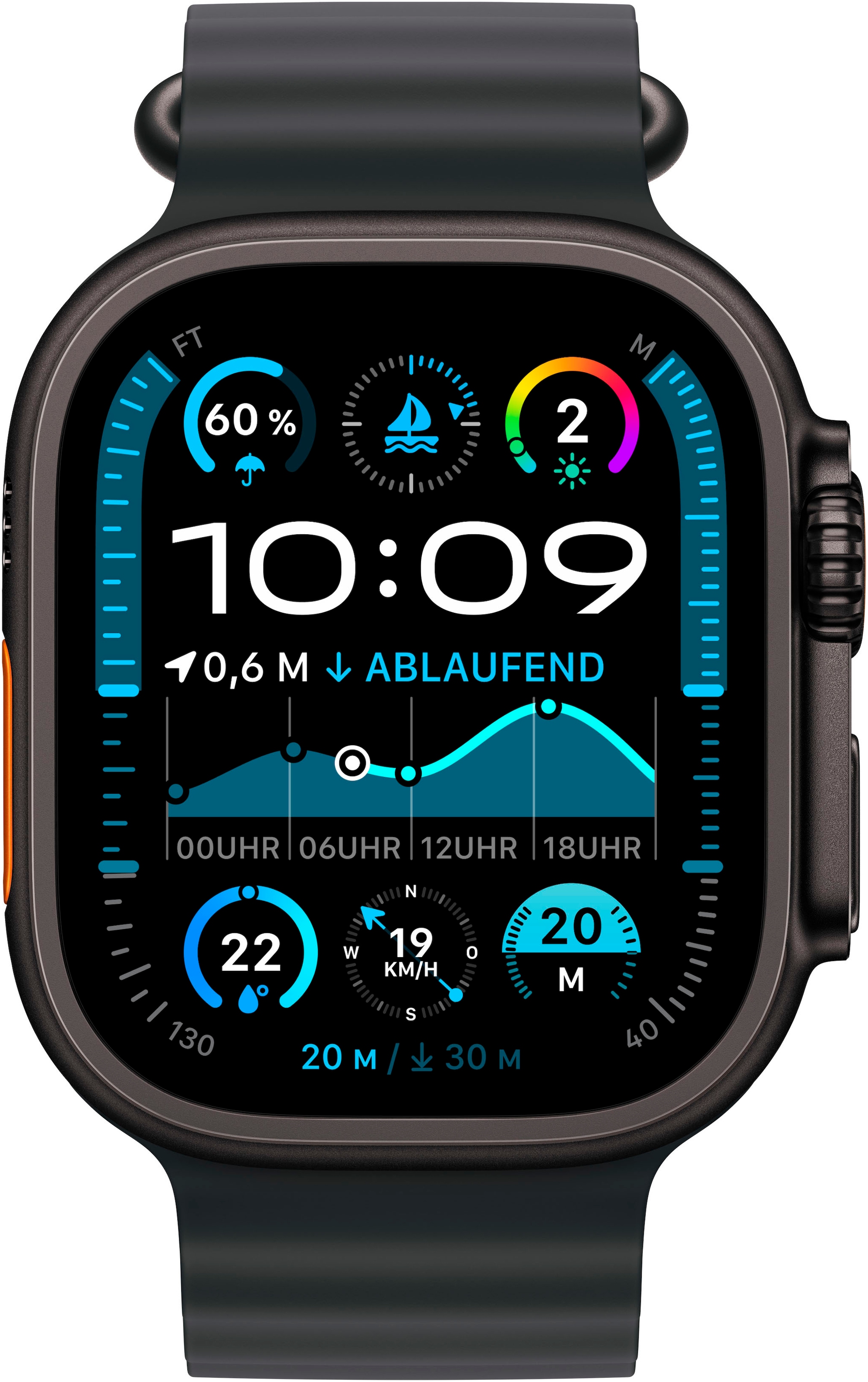 Apple Smartwatch »Watch Ultra 2 (2024) GPS + Cellular«, (4,9 cm), Watch OS, 64 GB,)