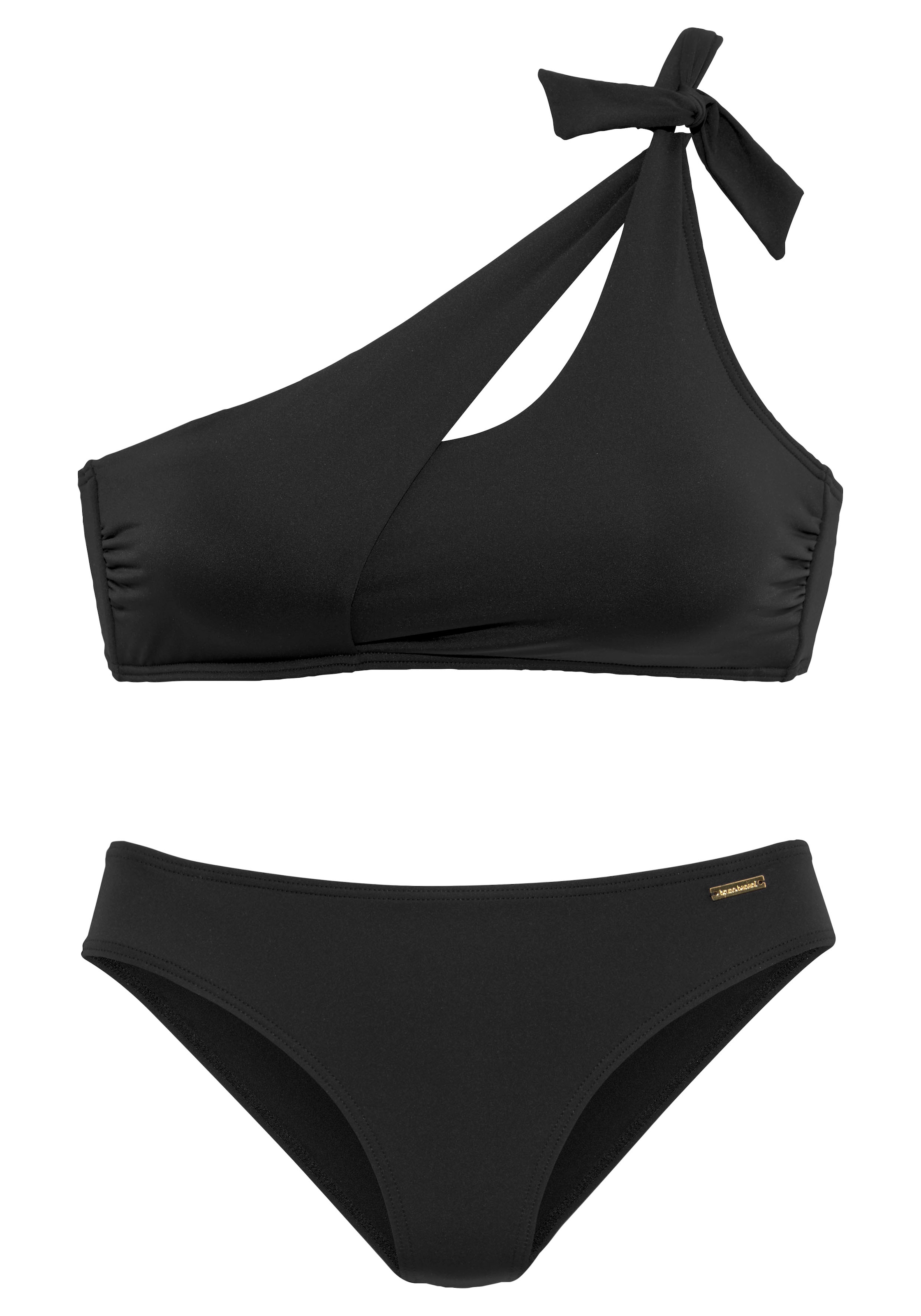 Bruno Banani Bustier-Bikini, mit asymmetrischem Schnitt