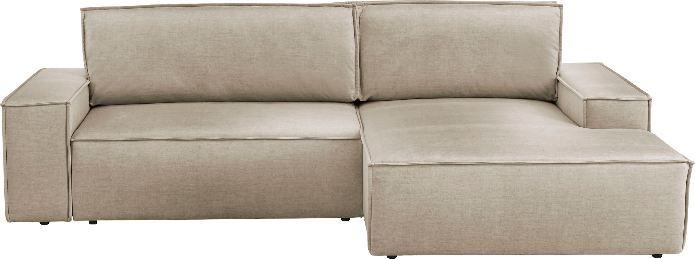 Ecksofa SHERWOOD Schlafsofa, mit Bettkasten, Cord-Bezug