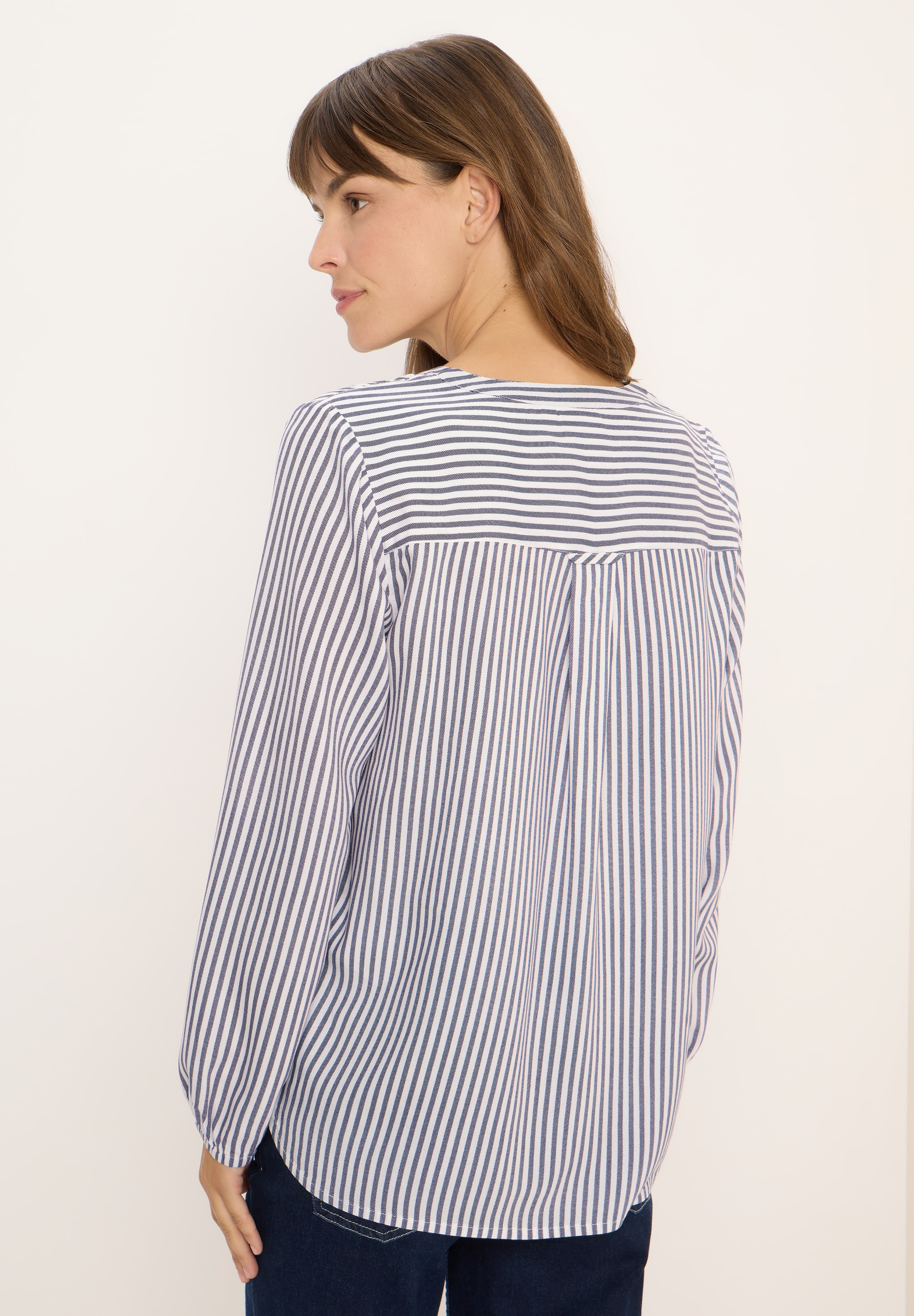 Cecil Langarmbluse aus softer Viskose günstig online kaufen