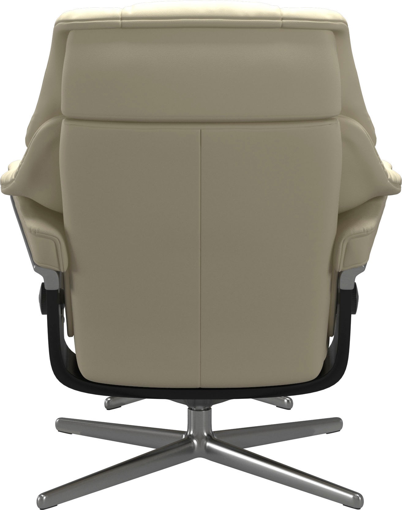 Thumbnail - Stressless Relaxsessel "Reno", (Set, Relaxsessel mit Hocker), mit Hocker, mit Cross Base, Größe S, M & L, Holzakzent Sch...