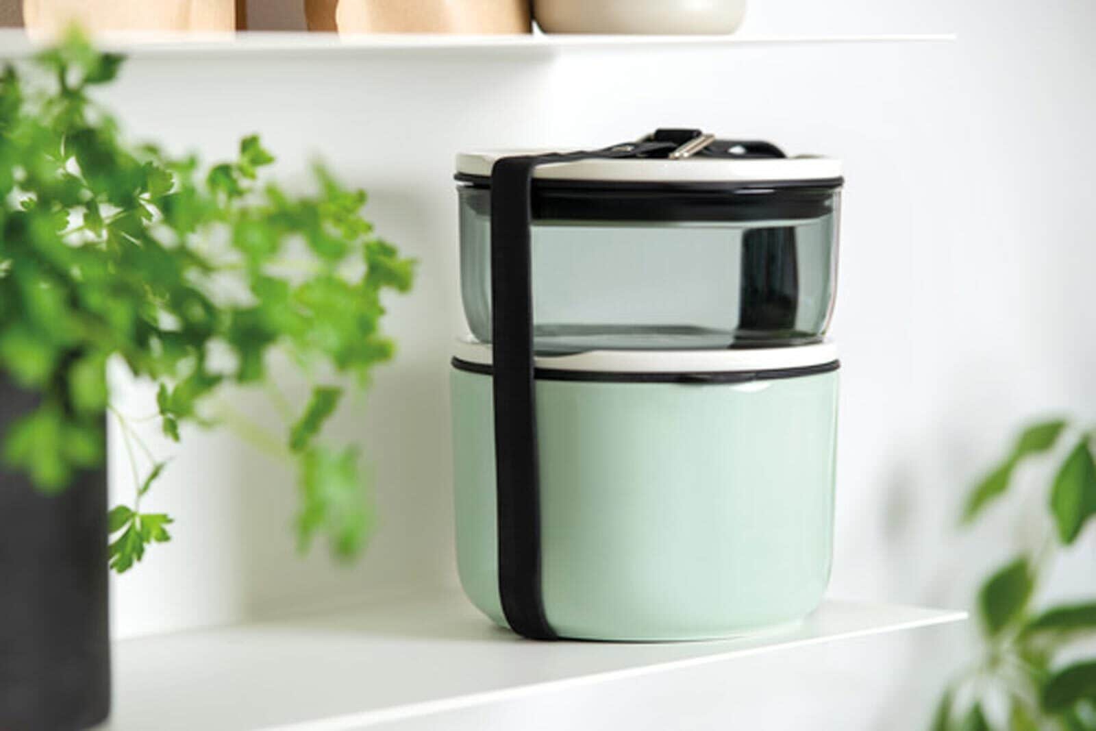 like. by Villeroy & Boch Lunchbox »Lunchbox-Set To Go & To Stay ø 13 x 15 cm mint«, (2 tlg.)