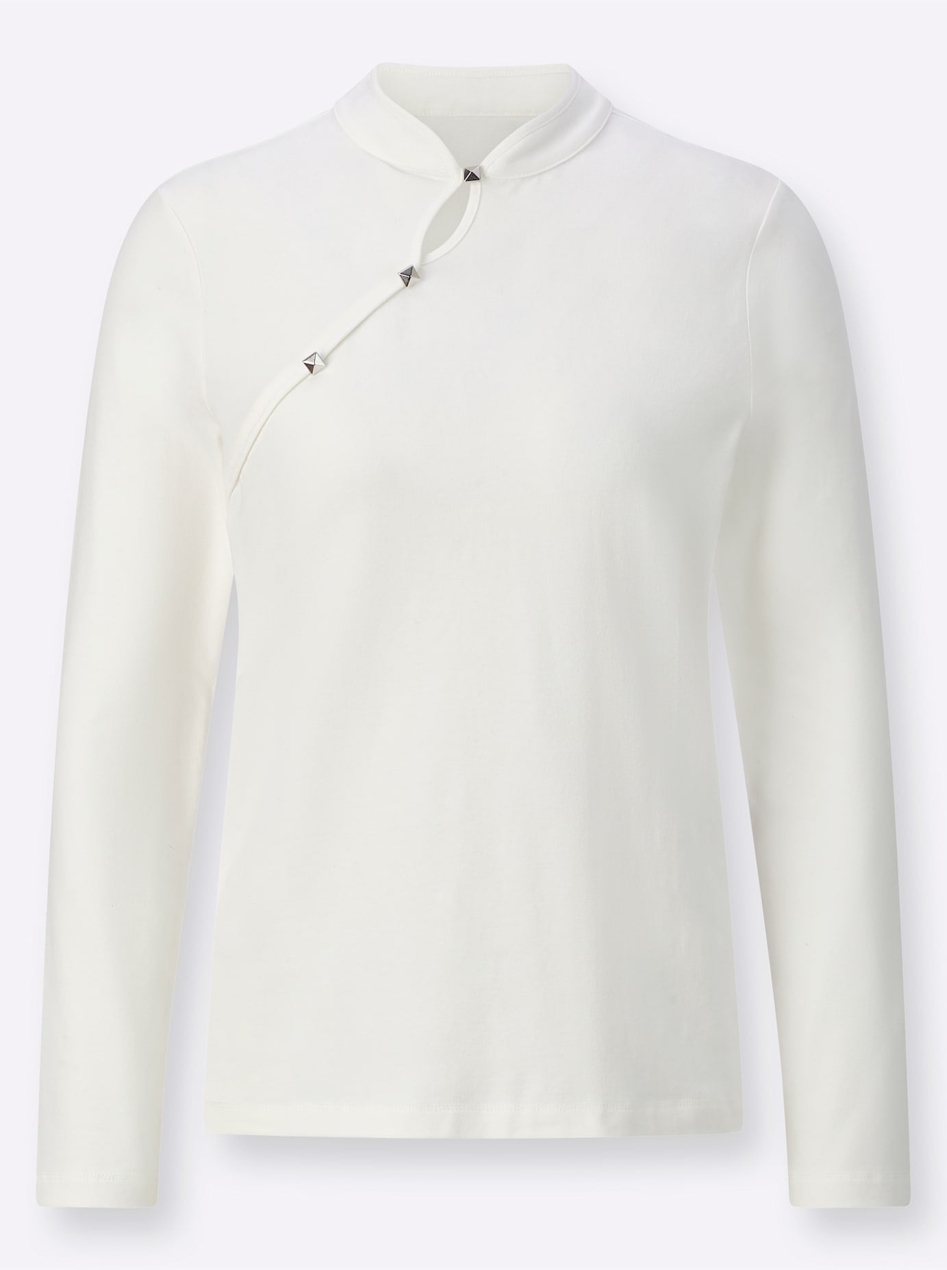 creation L Langarmshirt »Baumwoll-Shirt«, (1 tlg.)