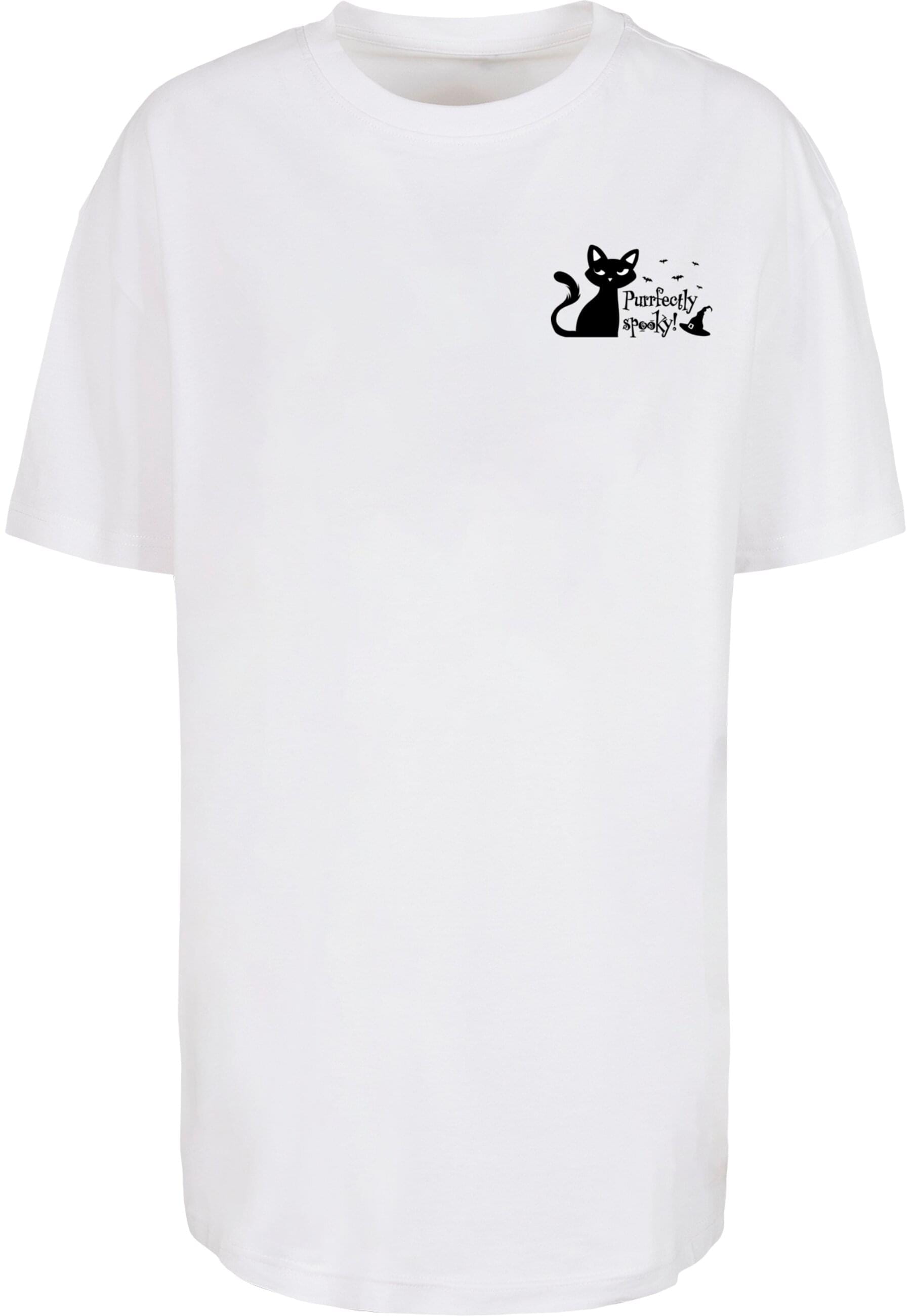 Merchcode T-Shirt "Merchcode Ladies Halloween - Purrfectly Spooky Tee" 1 St günstig online kaufen