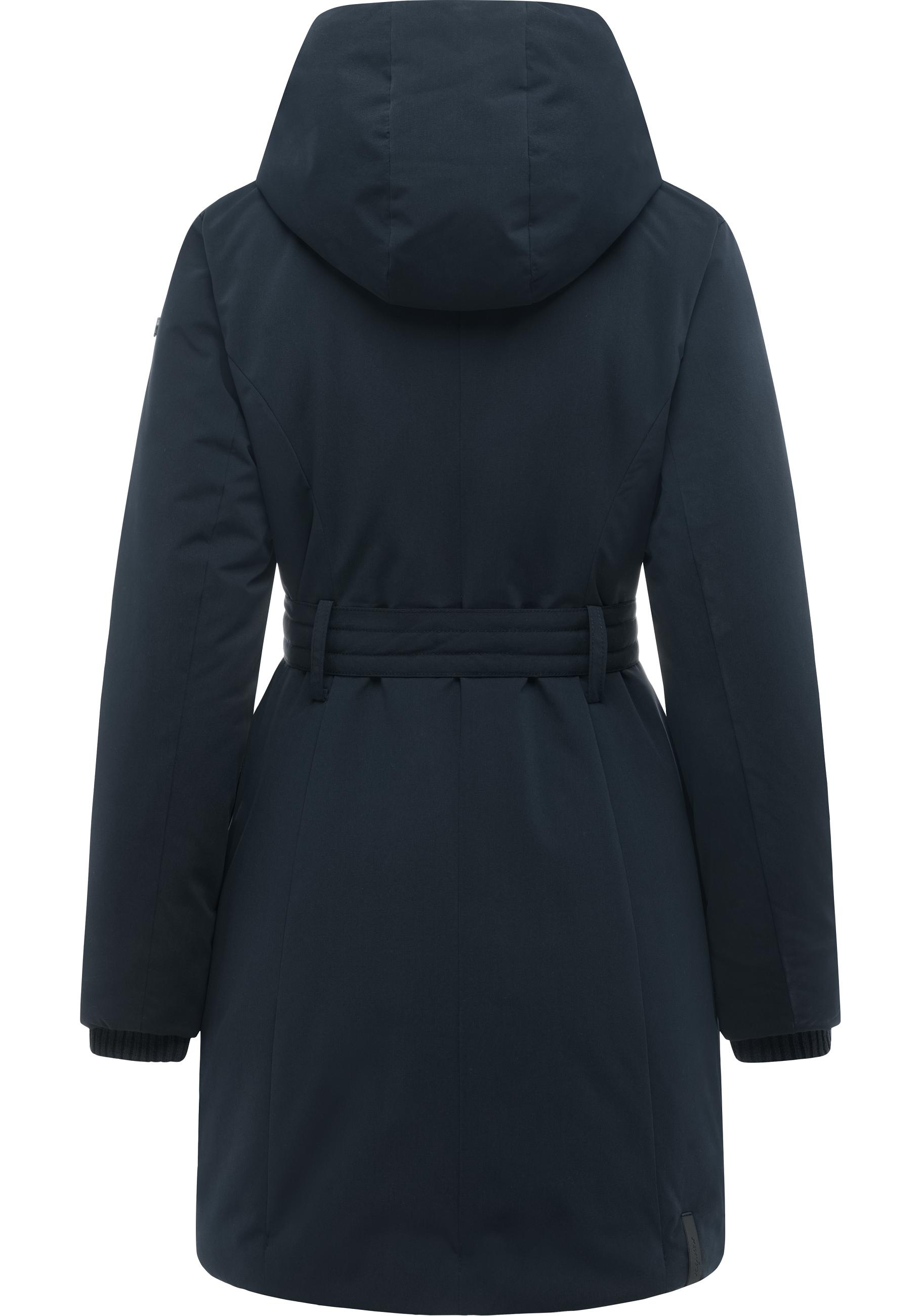 Ragwear Kurzmantel »Northe Y« Wintermantel mit Taillengürtel