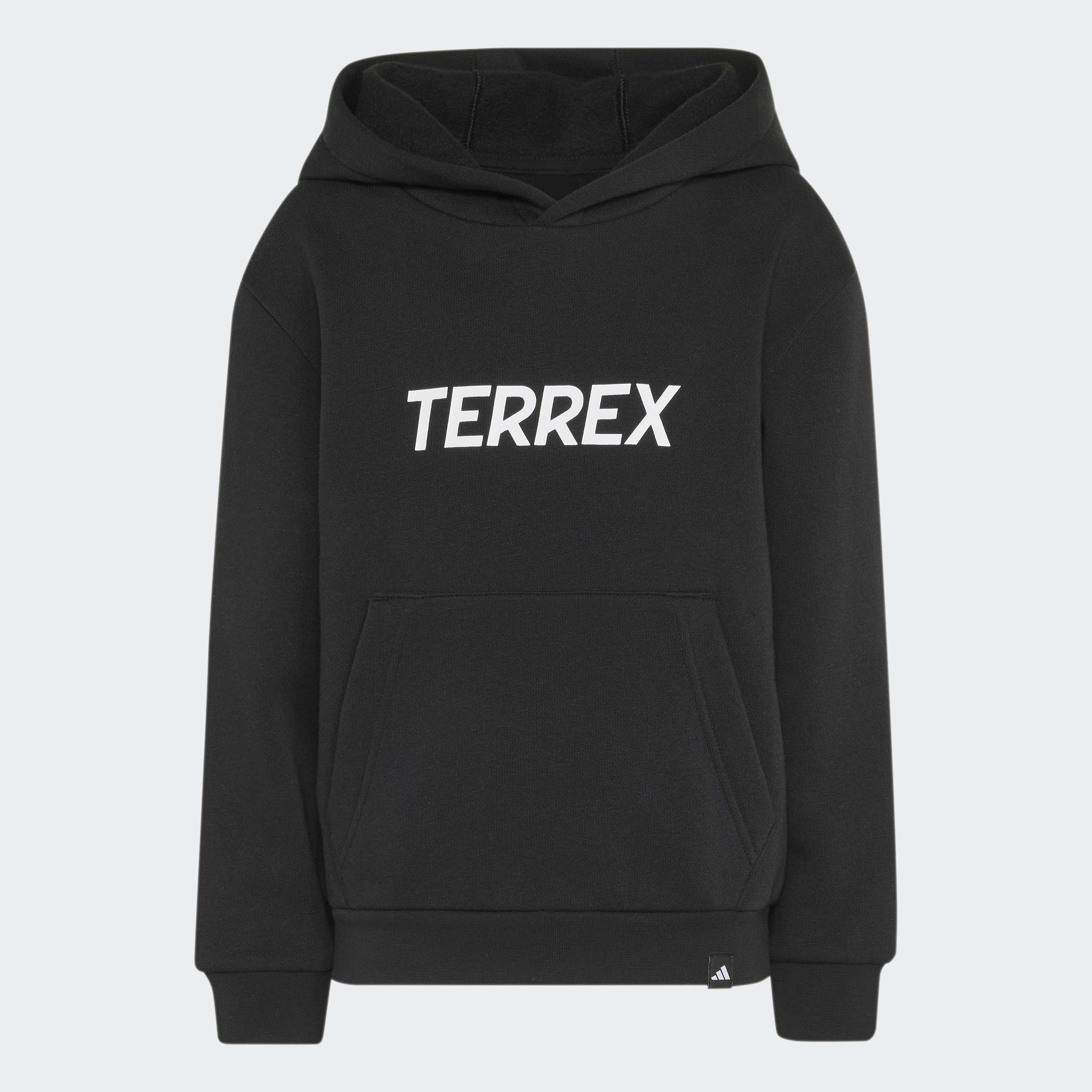 adidas TERREX Kapuzensweatshirt "KIDS MULTI LOGO HOODIE", für Kinder, mit Kängurutasche, ohne Verschluss
