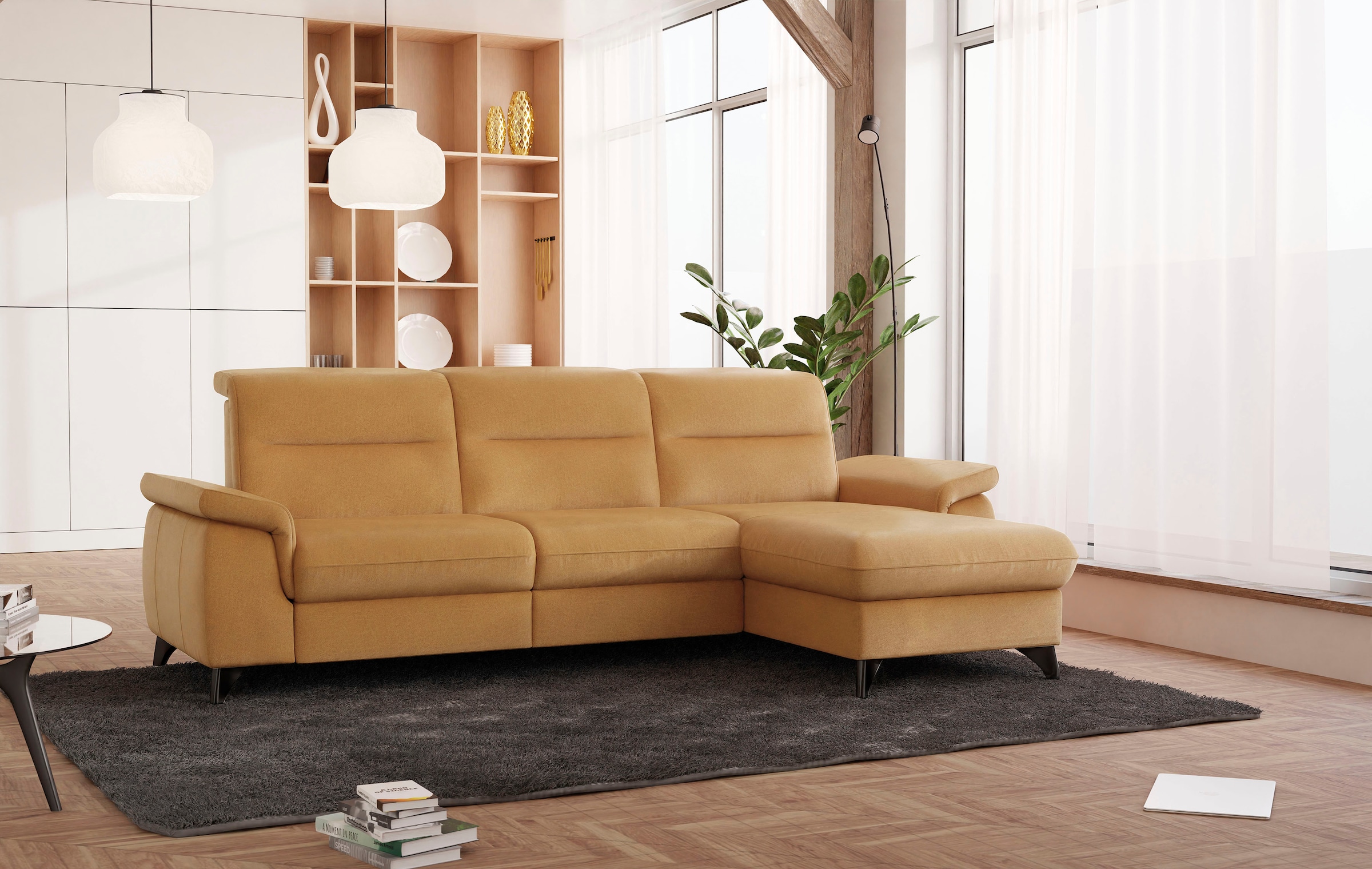 sit&more Ecksofa "Astoria L-Form", wahlweise mit motorischer Relaxfunktion günstig online kaufen